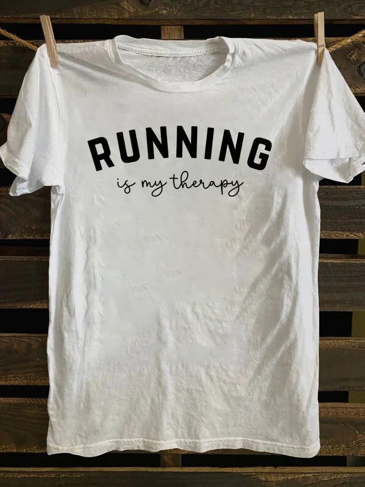 Running Is My Therapy T-shirt