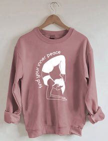 Find Your Inner Peace Pilates Sweatshirt