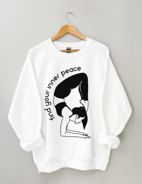 Find Your Inner Peace Pilates Sweatshirt