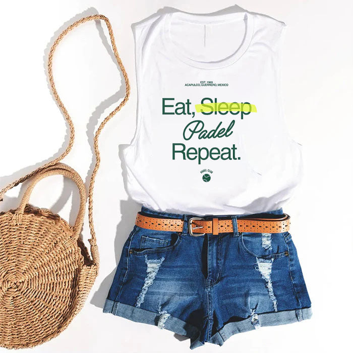 Eat, Sleep, Padel, Repeat Tank Top