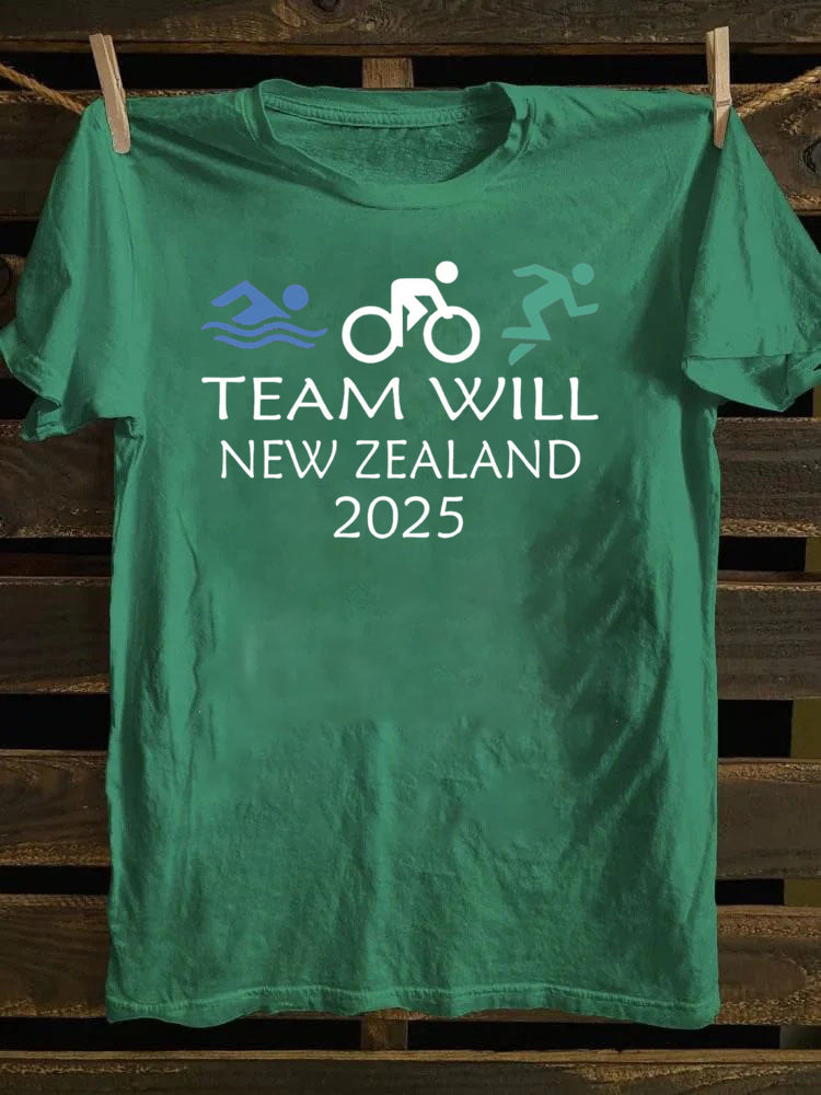 Custom Triathlon Crew  Sport Team T-Shirt