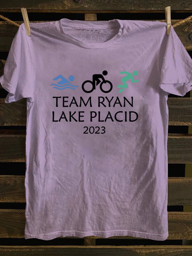 Custom Triathlon Crew  Sport Team T-Shirt