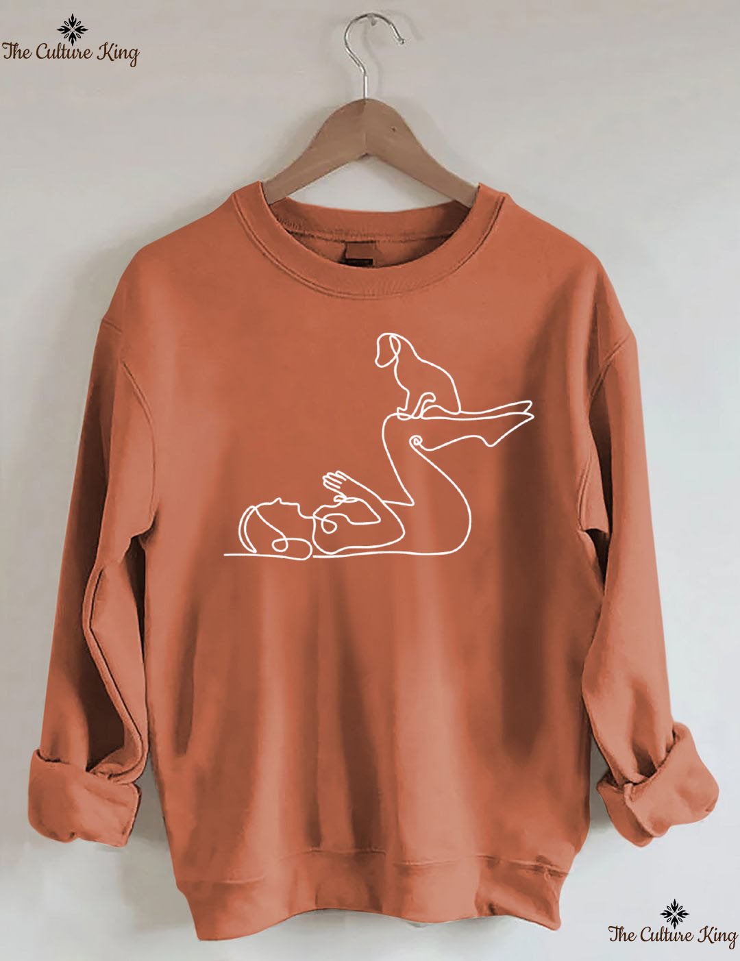 Yoga With Dog Sweatshirt