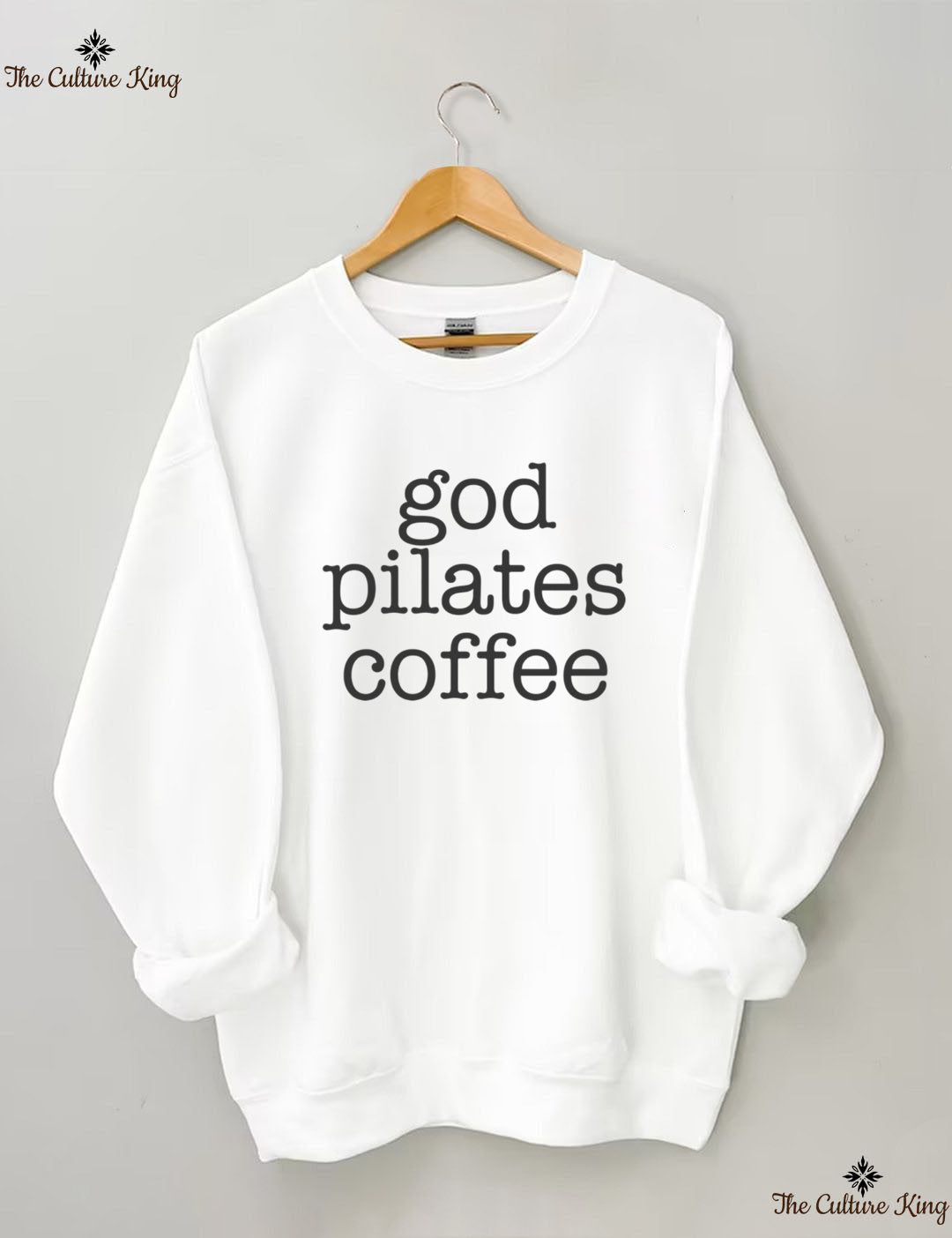 God coffee pilates Sweatshirt