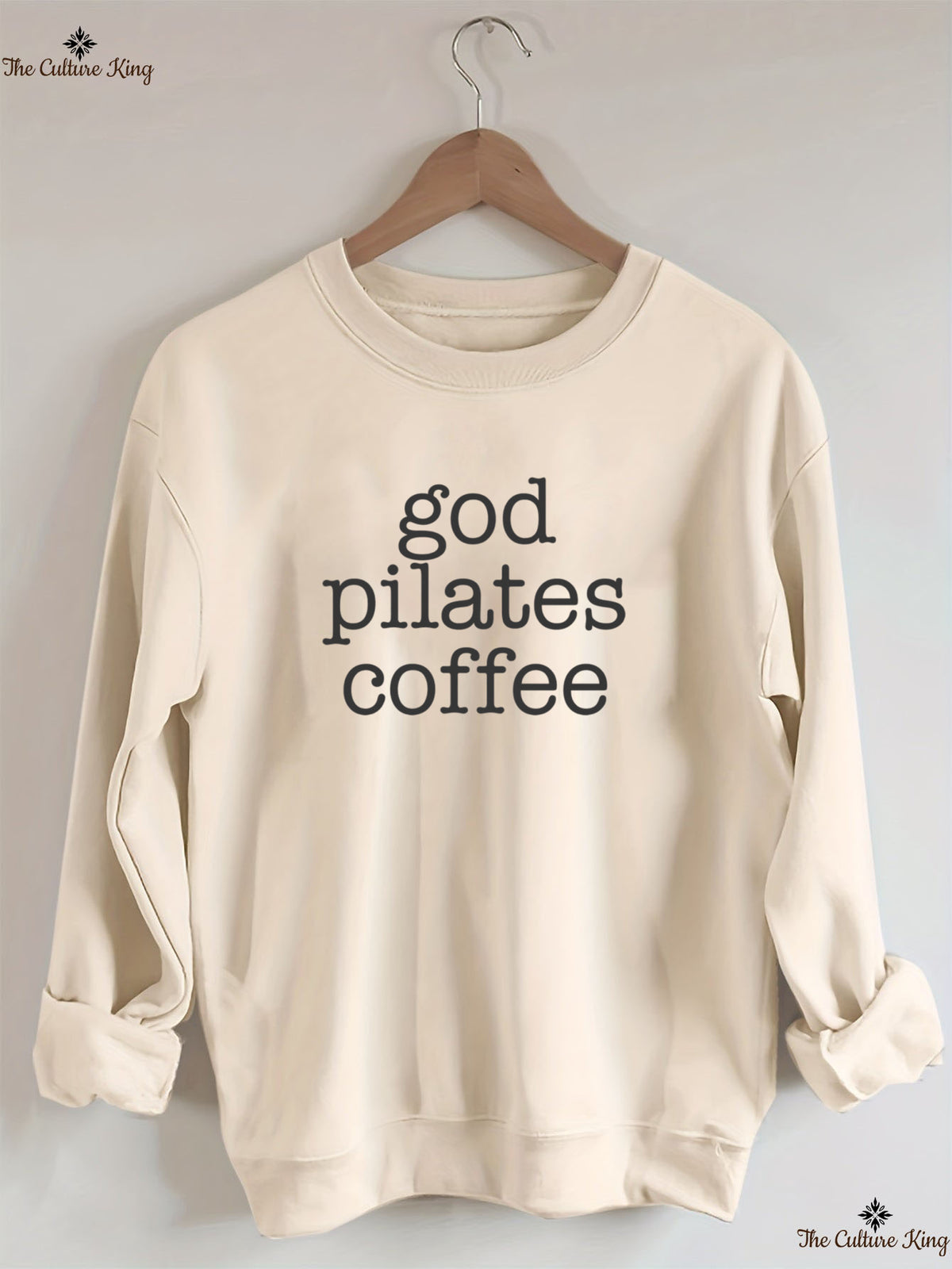 God coffee pilates Sweatshirt