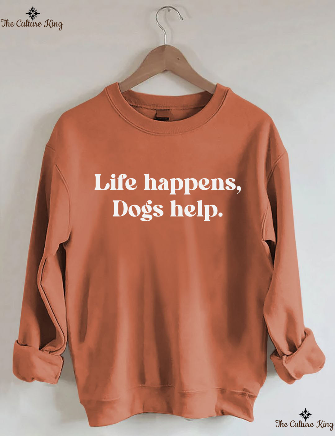 Life Happens Dogs Help Sweatshirt