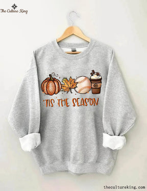 Tis The Season Fall Baseball Sweatshirts
