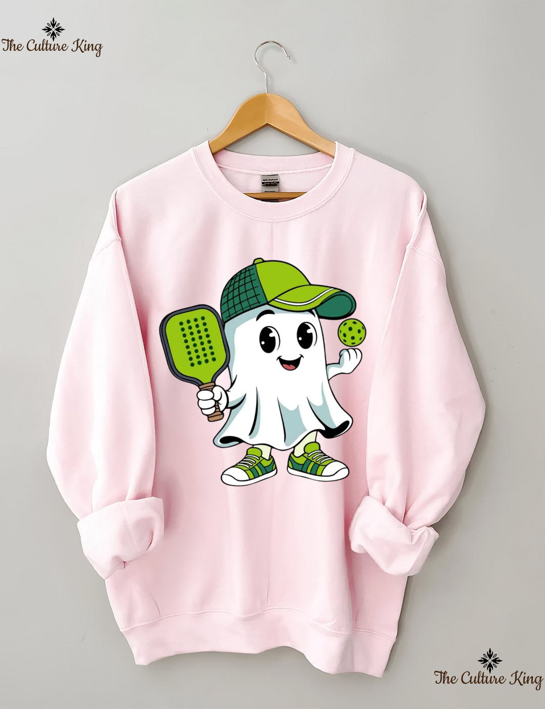 Ghost Pickleball Halloween Sweatshirt