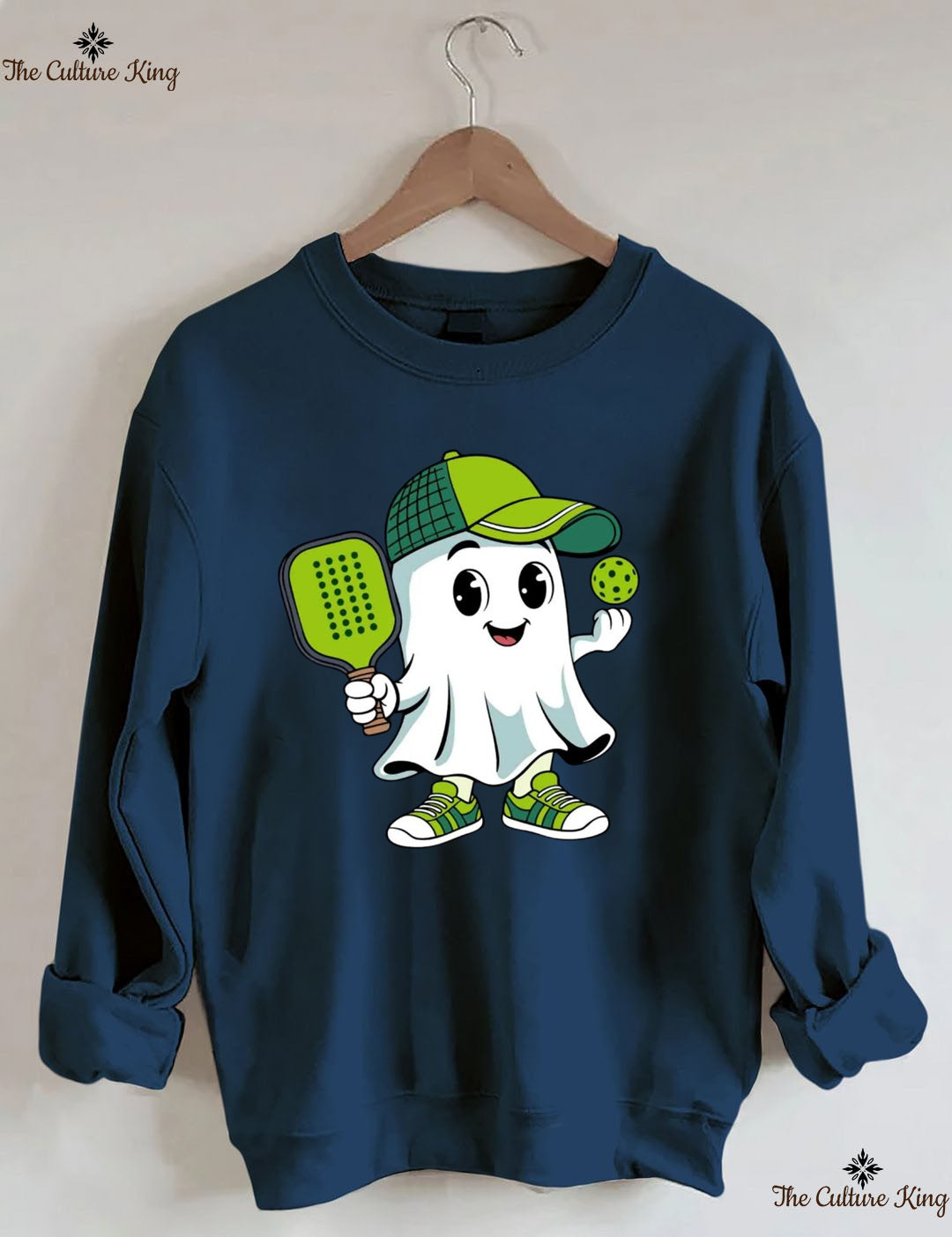 Ghost Pickleball Halloween Sweatshirt