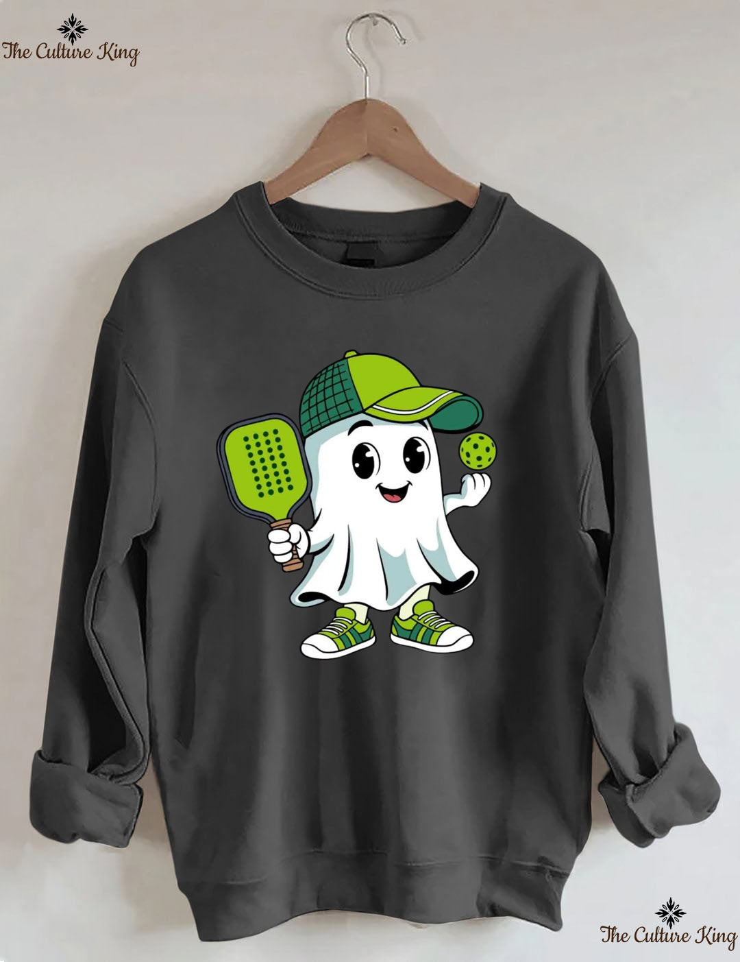 Ghost Pickleball Halloween Sweatshirt