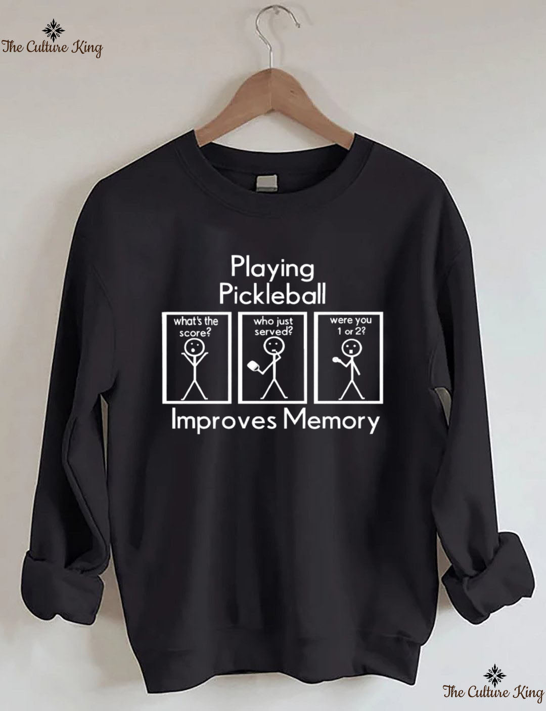 Playing Pickleball Improves Memory Sweatshirt