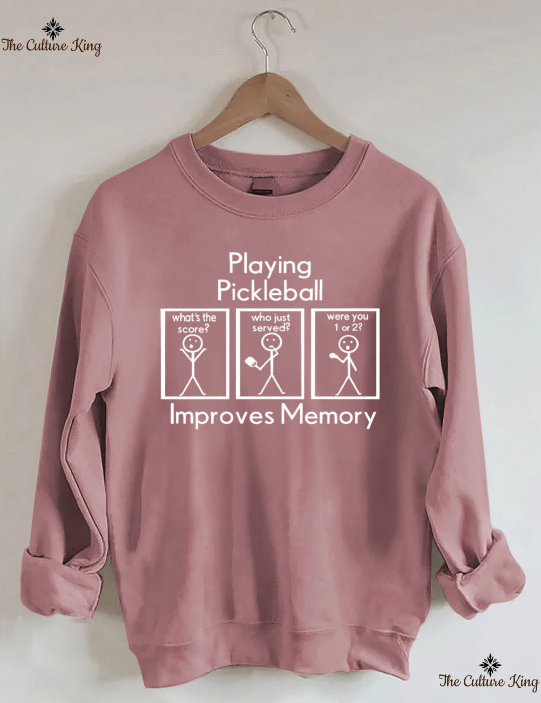 Playing Pickleball Improves Memory Sweatshirt