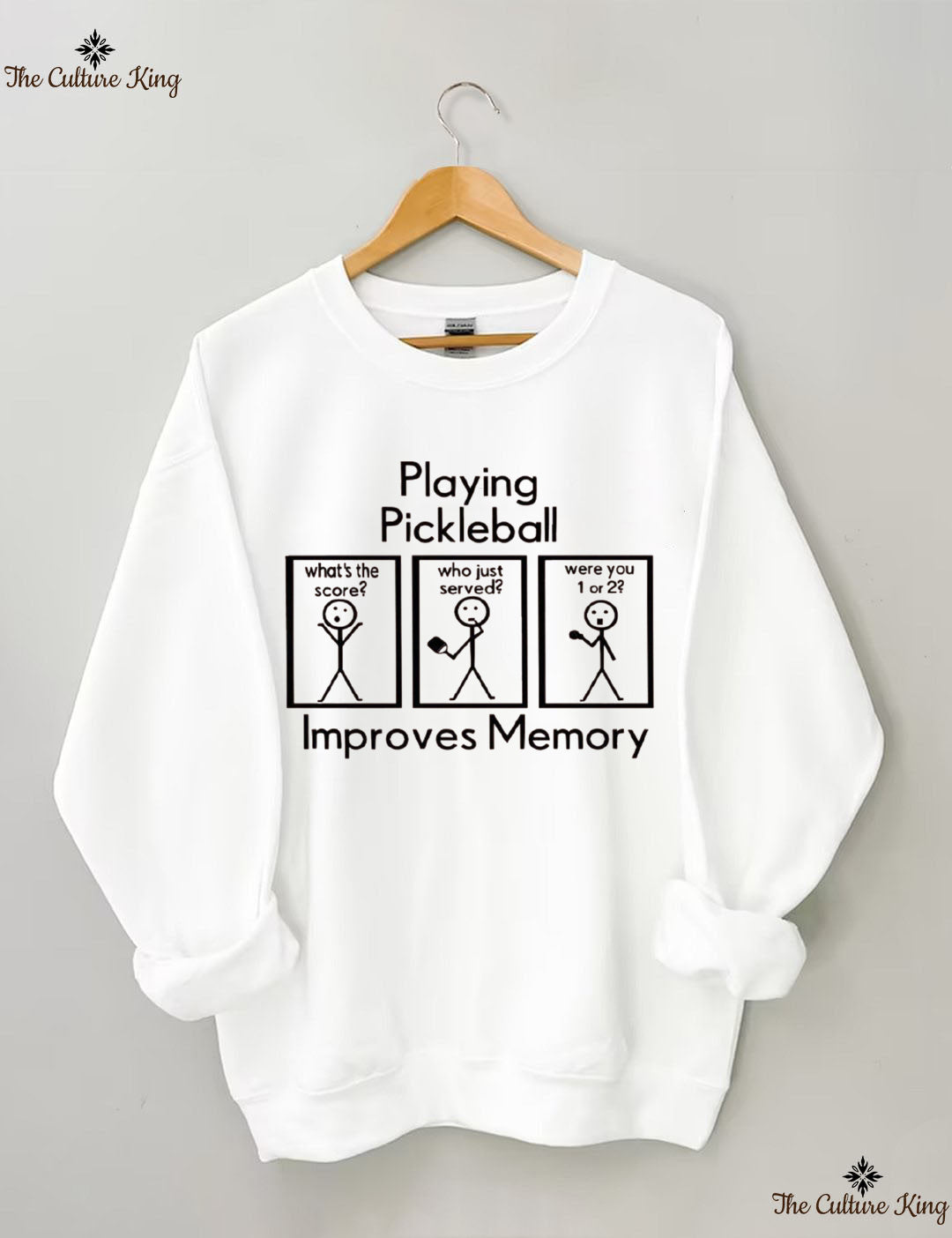 Playing Pickleball Improves Memory Sweatshirt