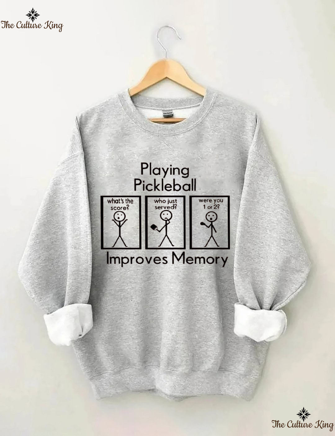 Playing Pickleball Improves Memory Sweatshirt