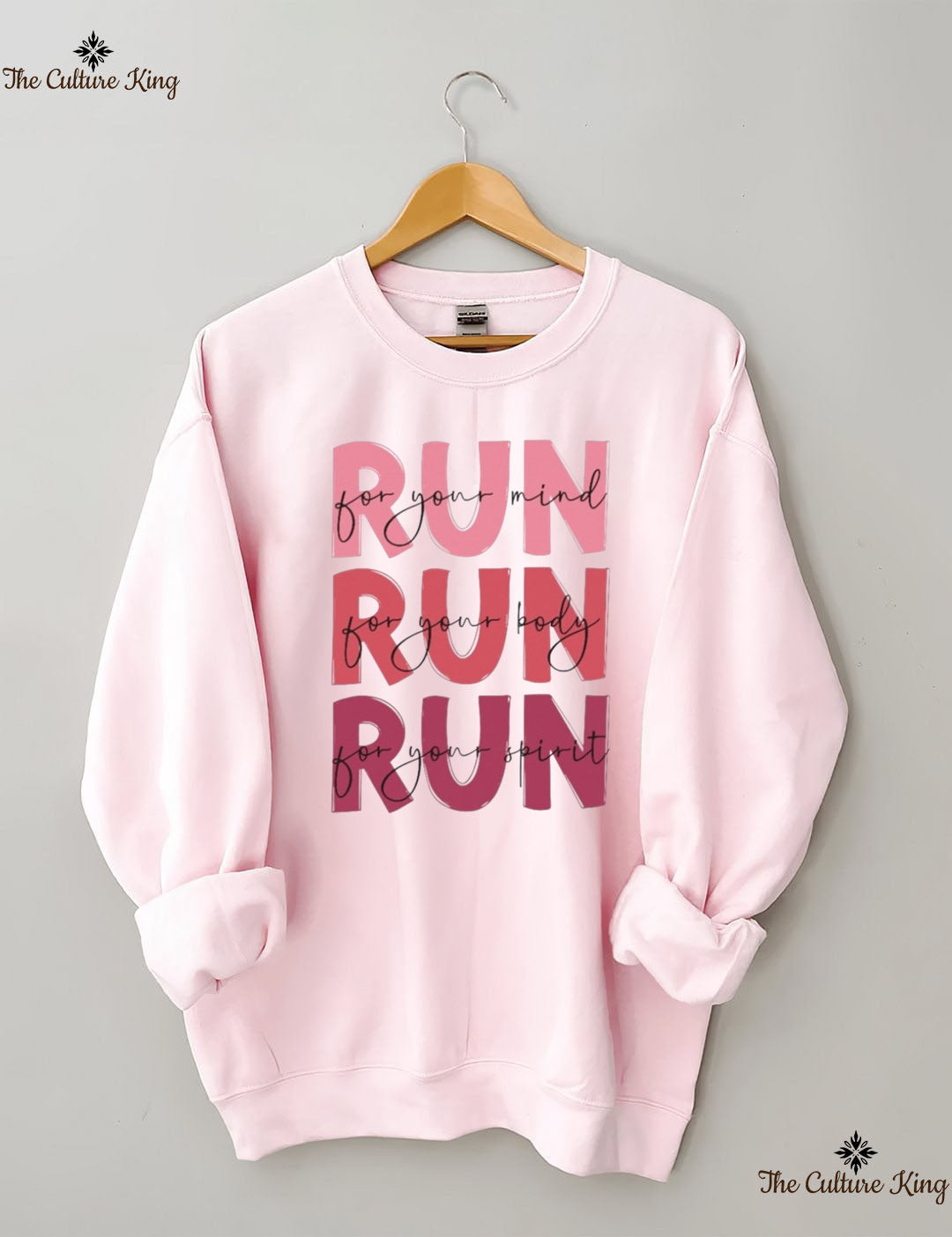 Run For Your Mind, Run For Your Body, Run For Your Spirit Sweatshirt