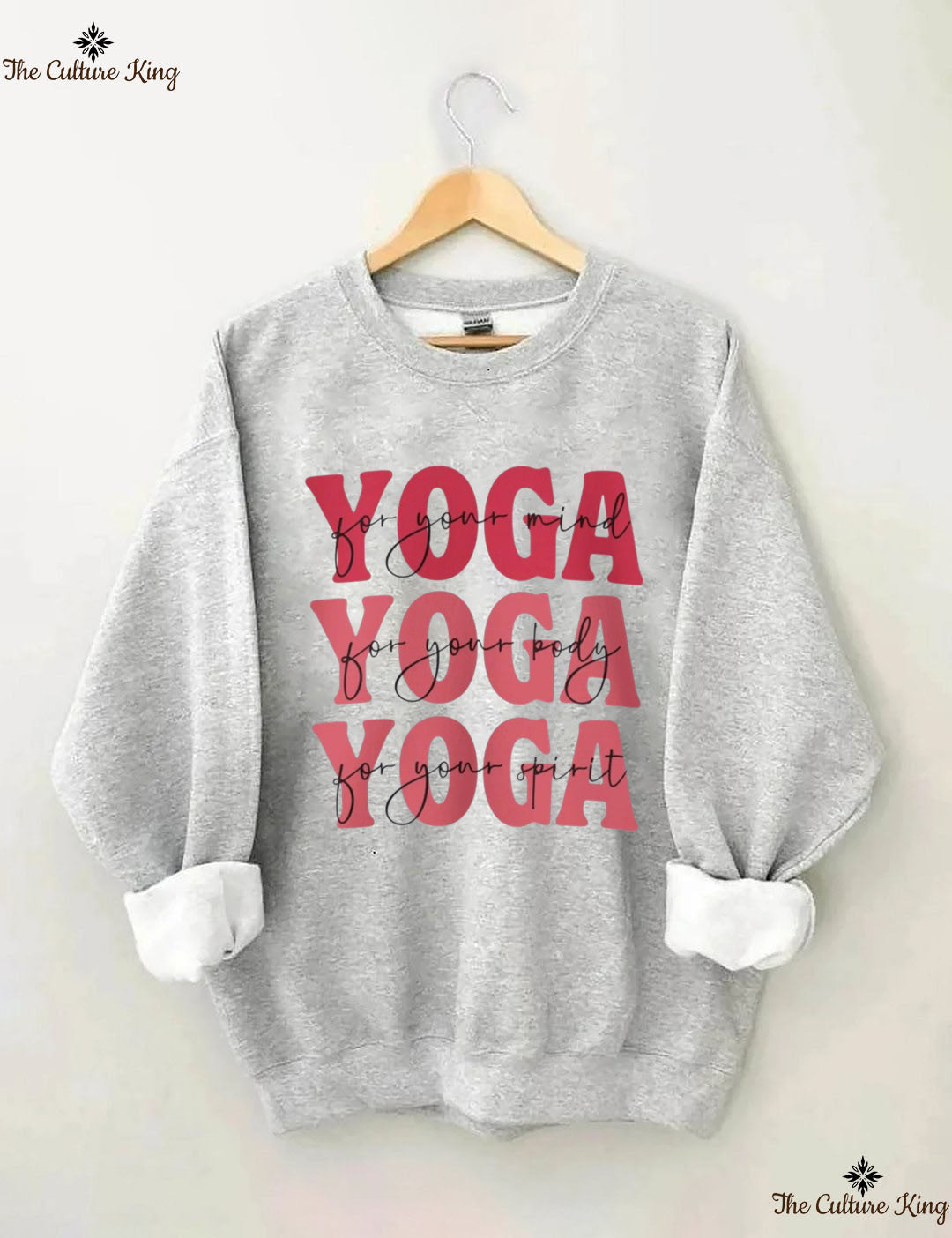 For Your Mind, For Your Body, For Your Spirit ,Yoga Sweatshirt