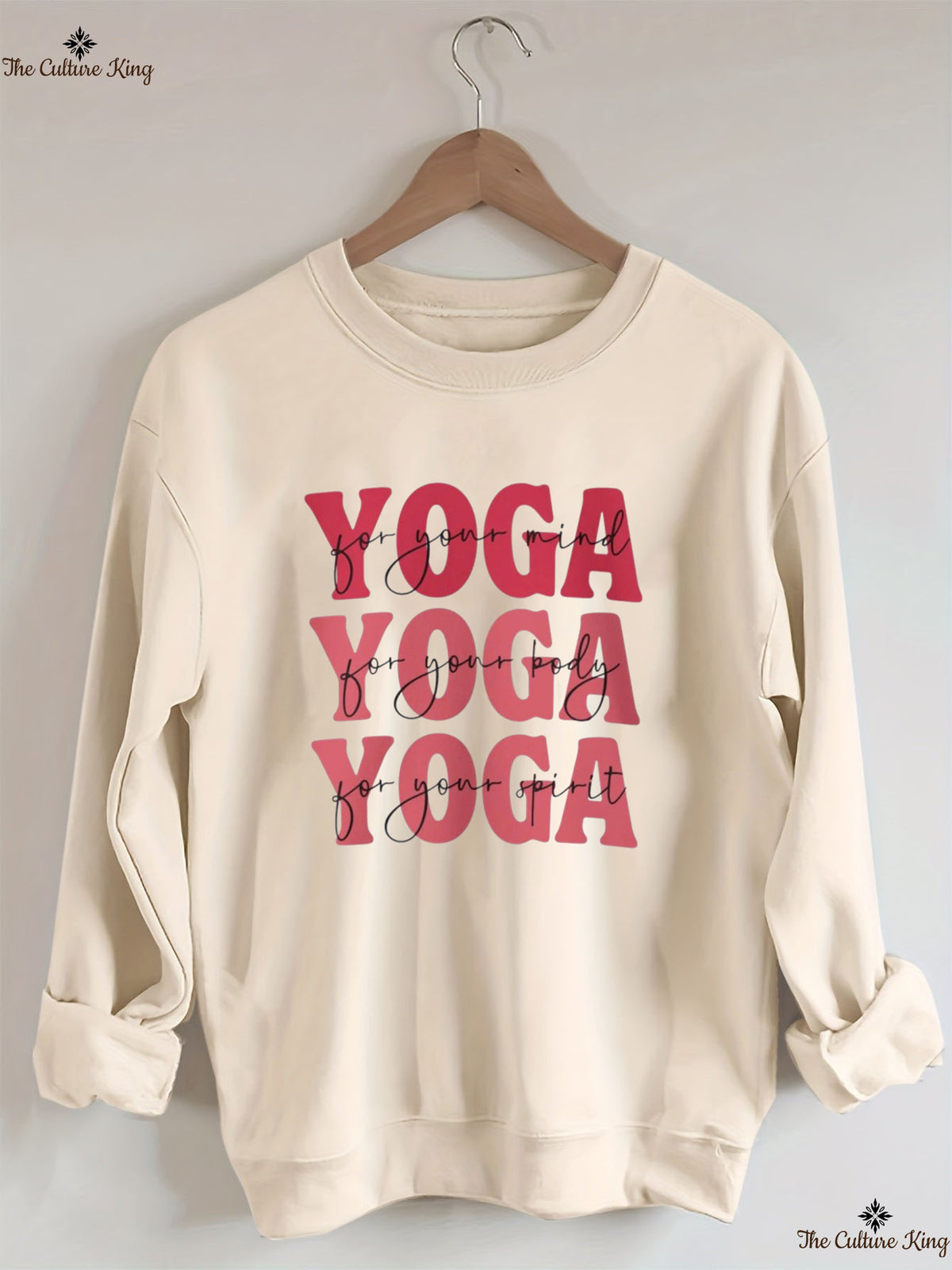 For Your Mind, For Your Body, For Your Spirit ,Yoga Sweatshirt
