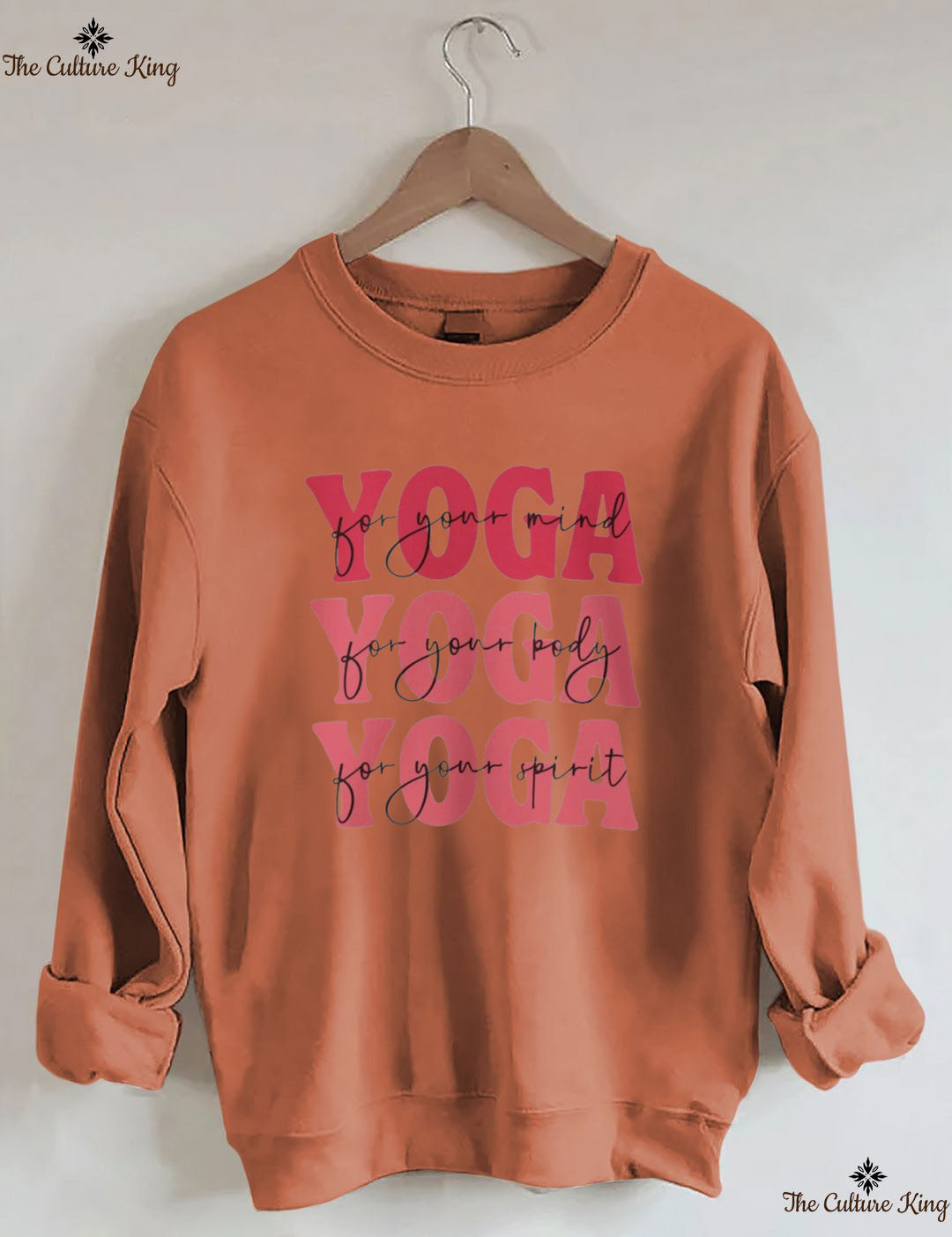 For Your Mind, For Your Body, For Your Spirit ,Yoga Sweatshirt