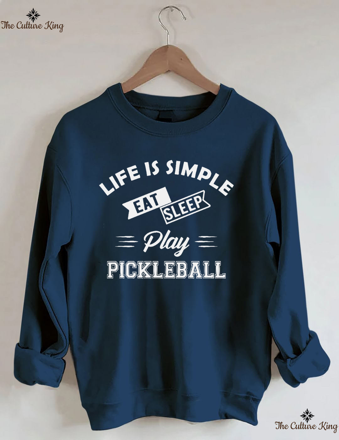 Life is simple eat sleep play pickleball Sweatshirt