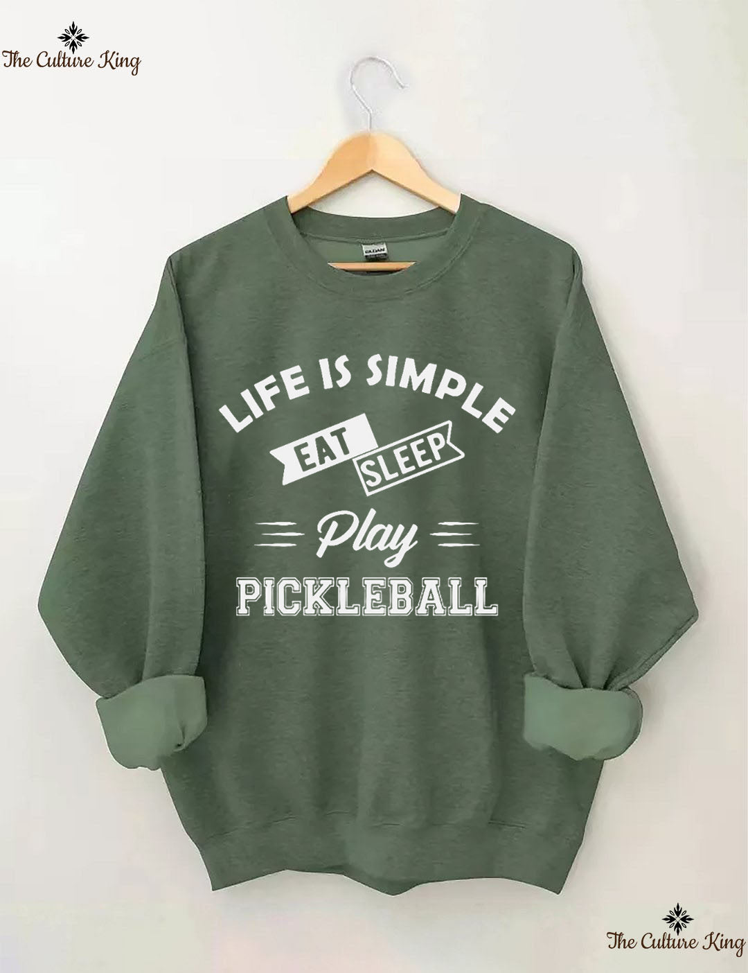 Life is simple eat sleep play pickleball Sweatshirt
