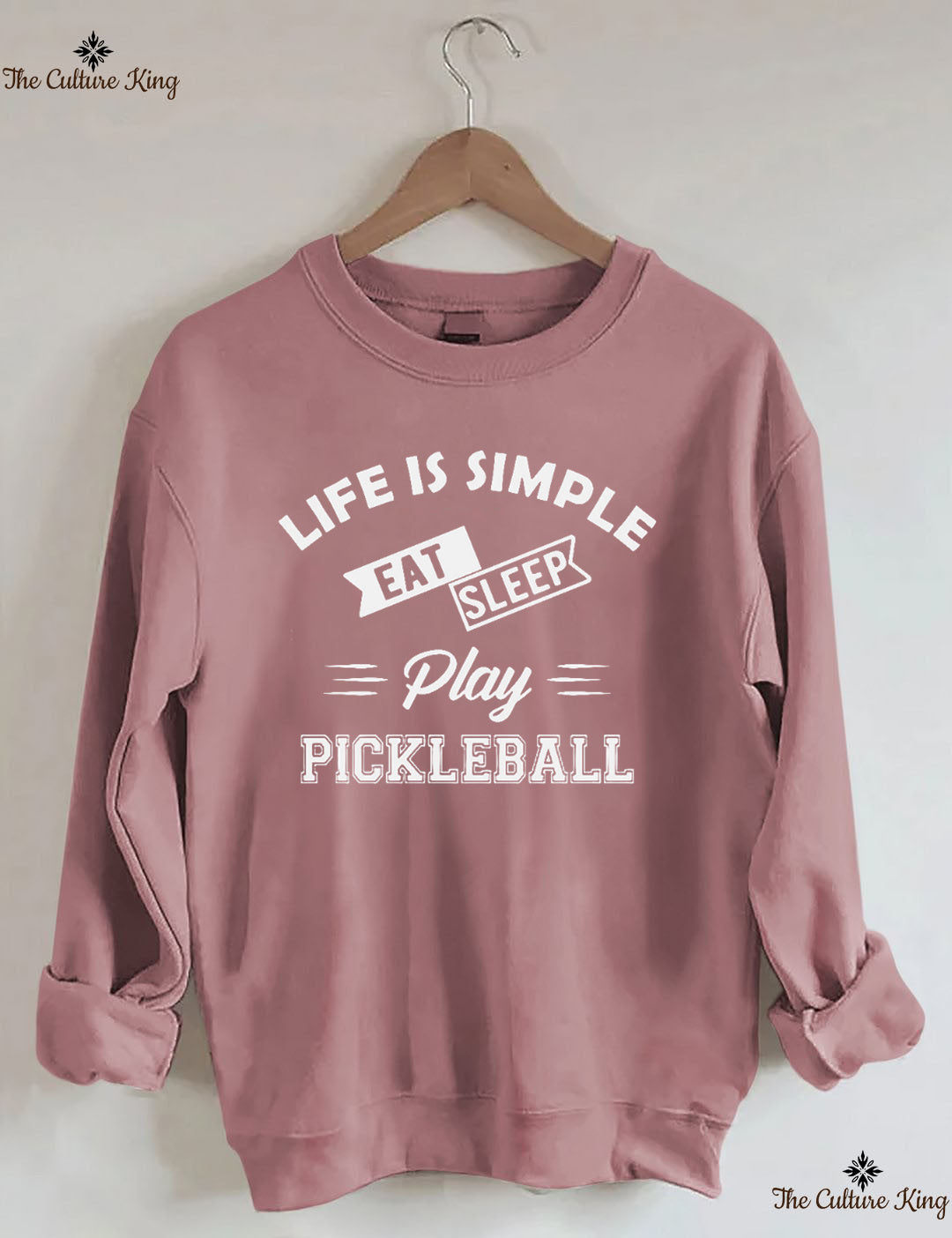 Life is simple eat sleep play pickleball Sweatshirt