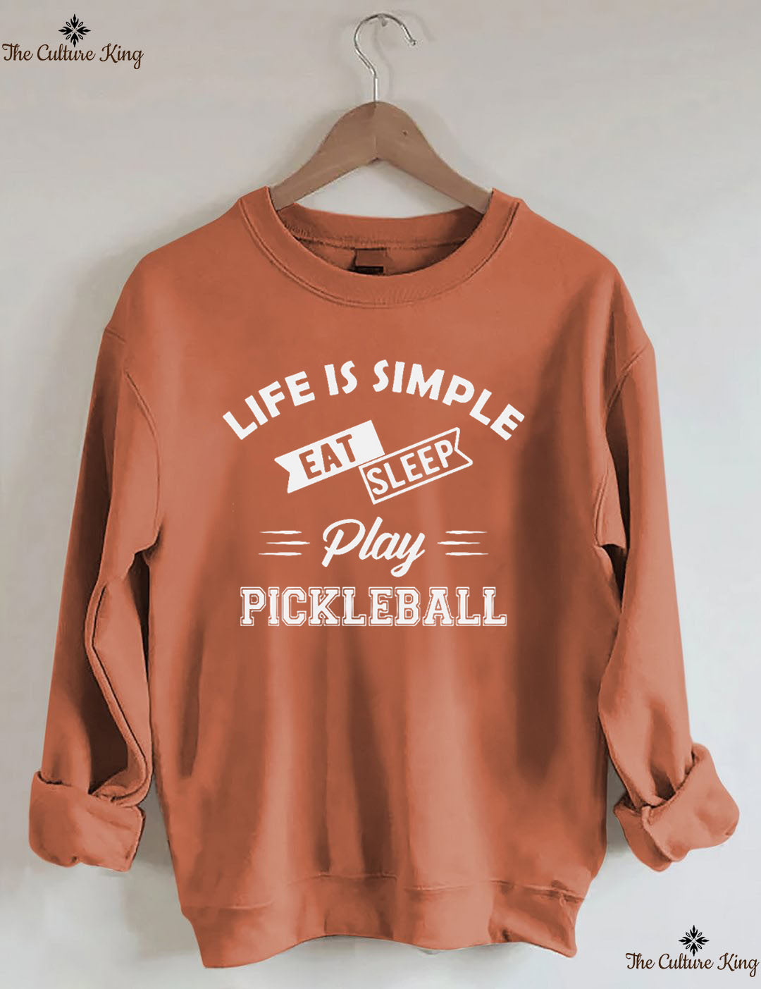 Life is simple eat sleep play pickleball Sweatshirt