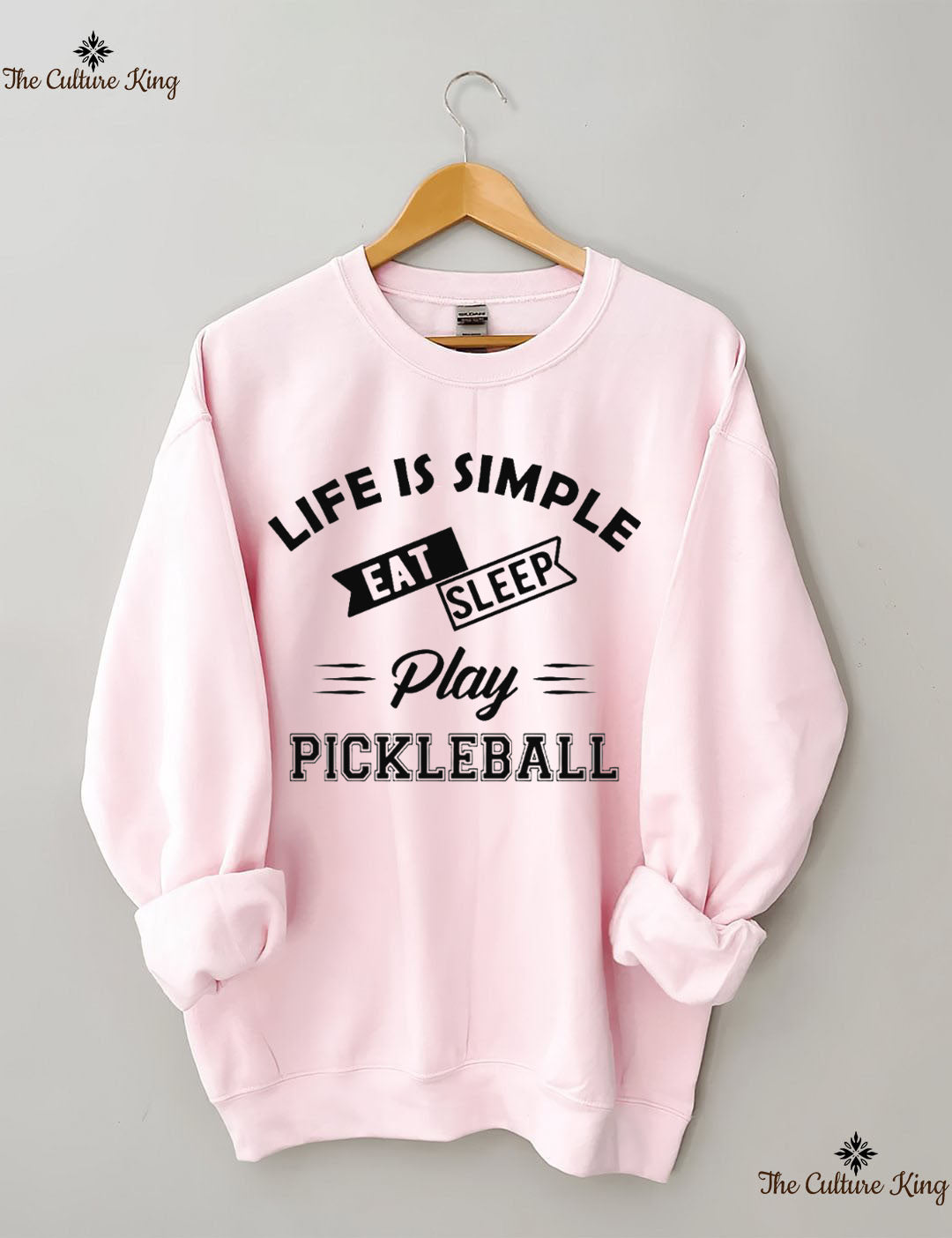Life is simple eat sleep play pickleball Sweatshirt