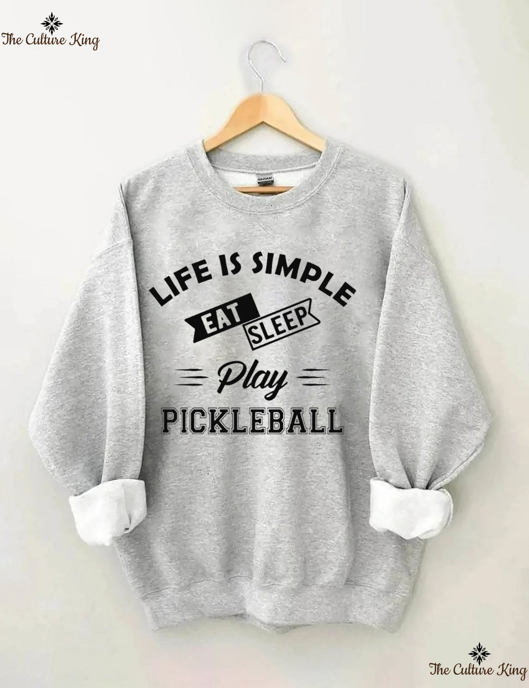 Life is simple eat sleep play pickleball Sweatshirt