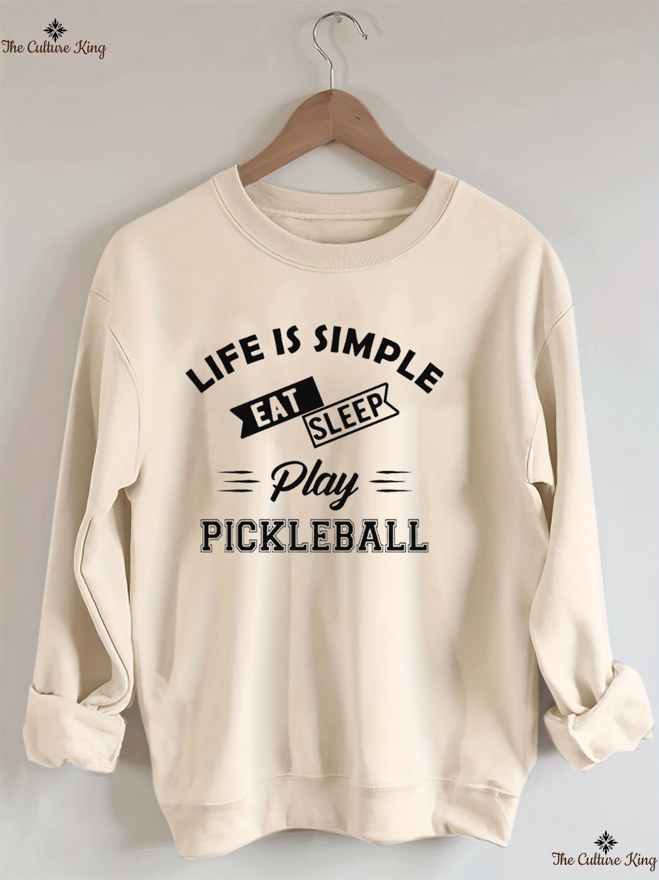 Life is simple eat sleep play pickleball Sweatshirt