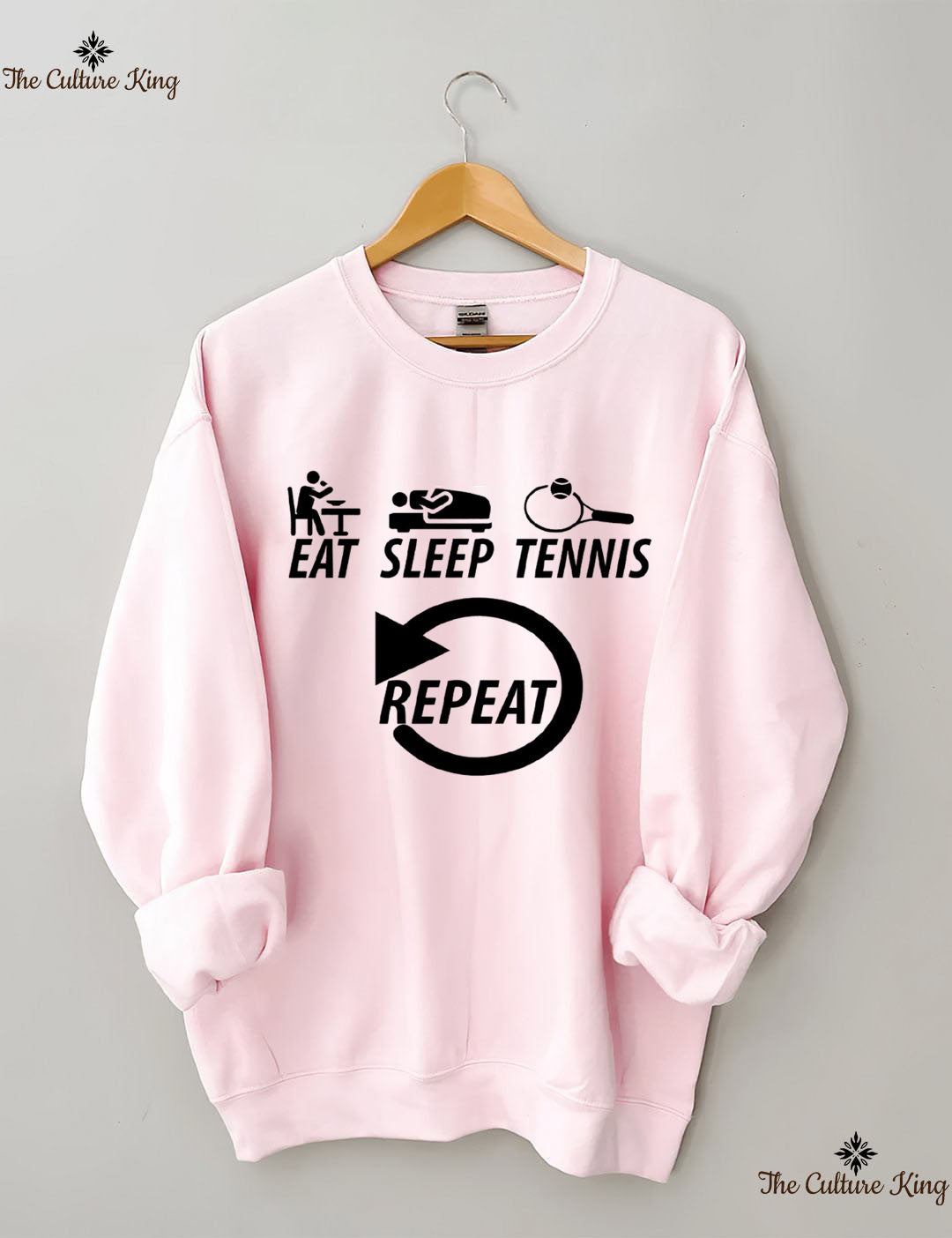 Eat Sleep Tennis Repeat Sweatshirt