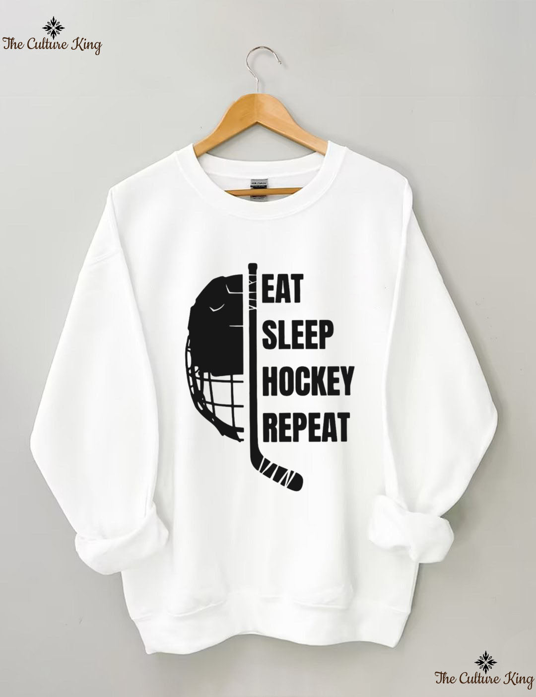 Eat Sleep Hockey Repeat Sweatshirt