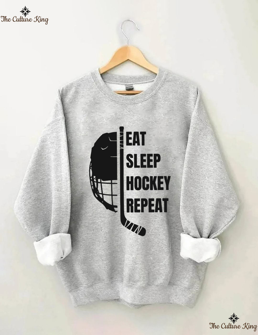 Eat Sleep Hockey Repeat Sweatshirt