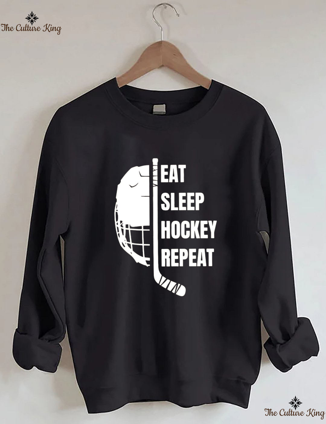 Eat Sleep Hockey Repeat Sweatshirt