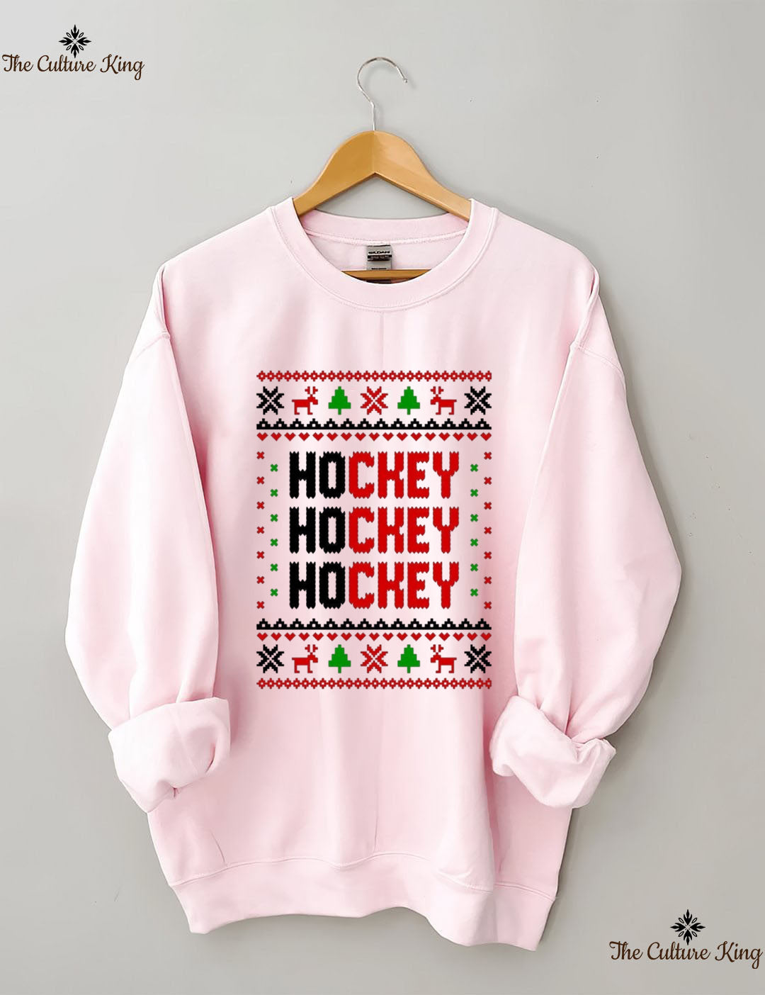 Hockey Hockey Hockey Christmas Sweatshirt