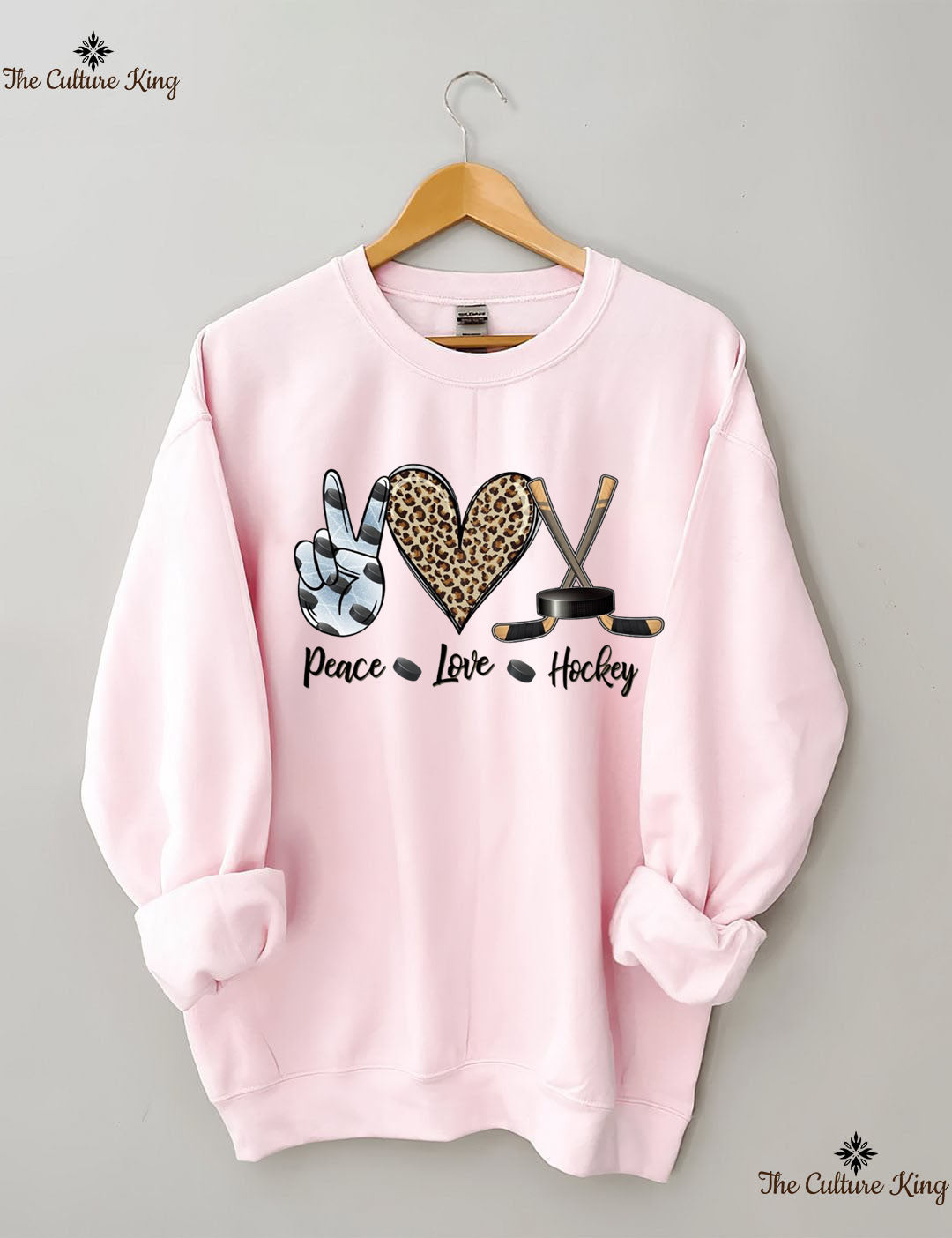 Peace Love Hockey Sweatshirt