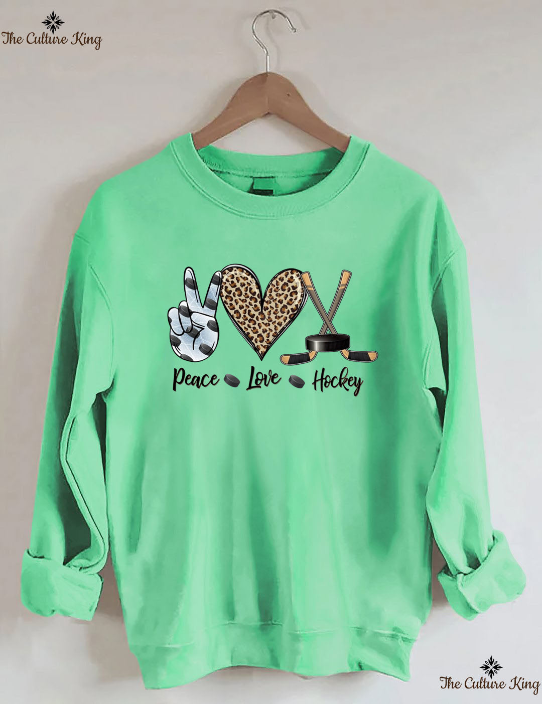 Peace Love Hockey Sweatshirt