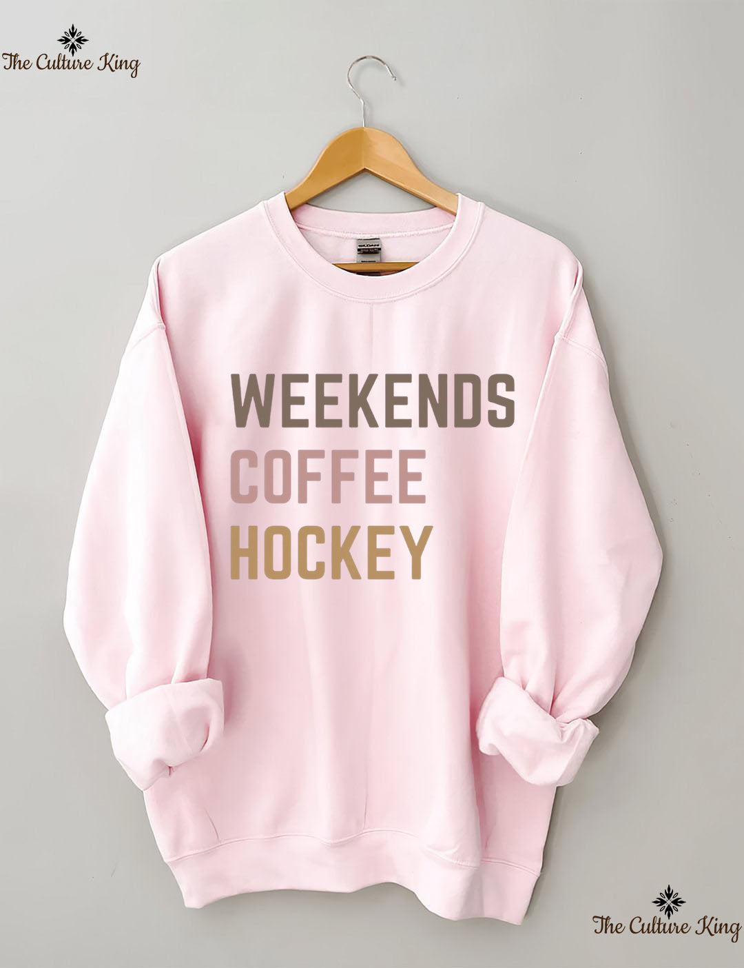 Weekends Coffee Hockey Sweatshirt