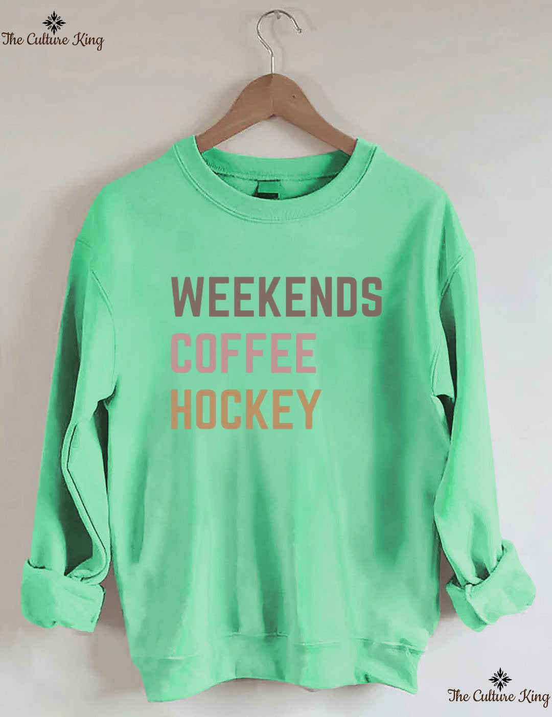 Weekends Coffee Hockey Sweatshirt