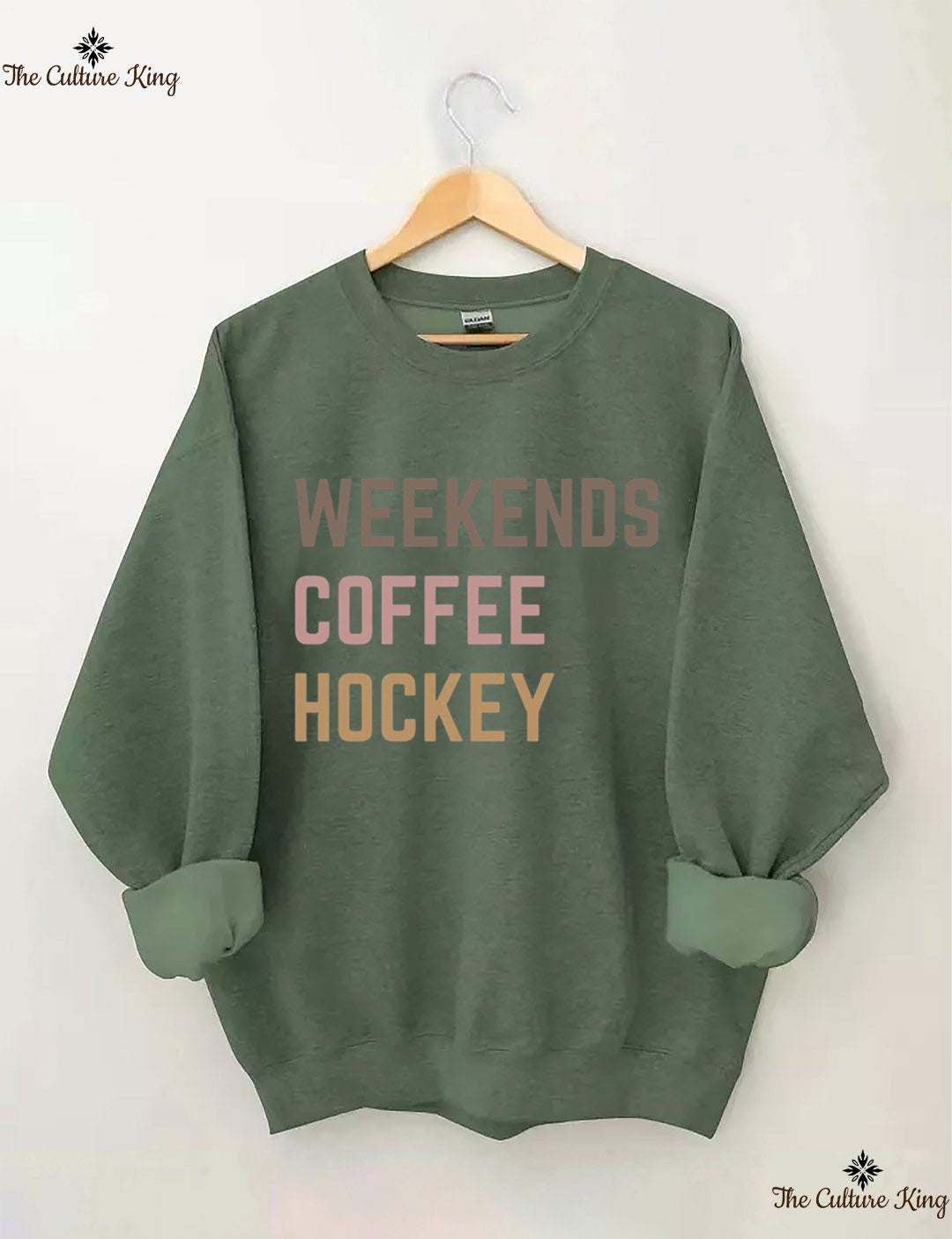 Weekends Coffee Hockey Sweatshirt