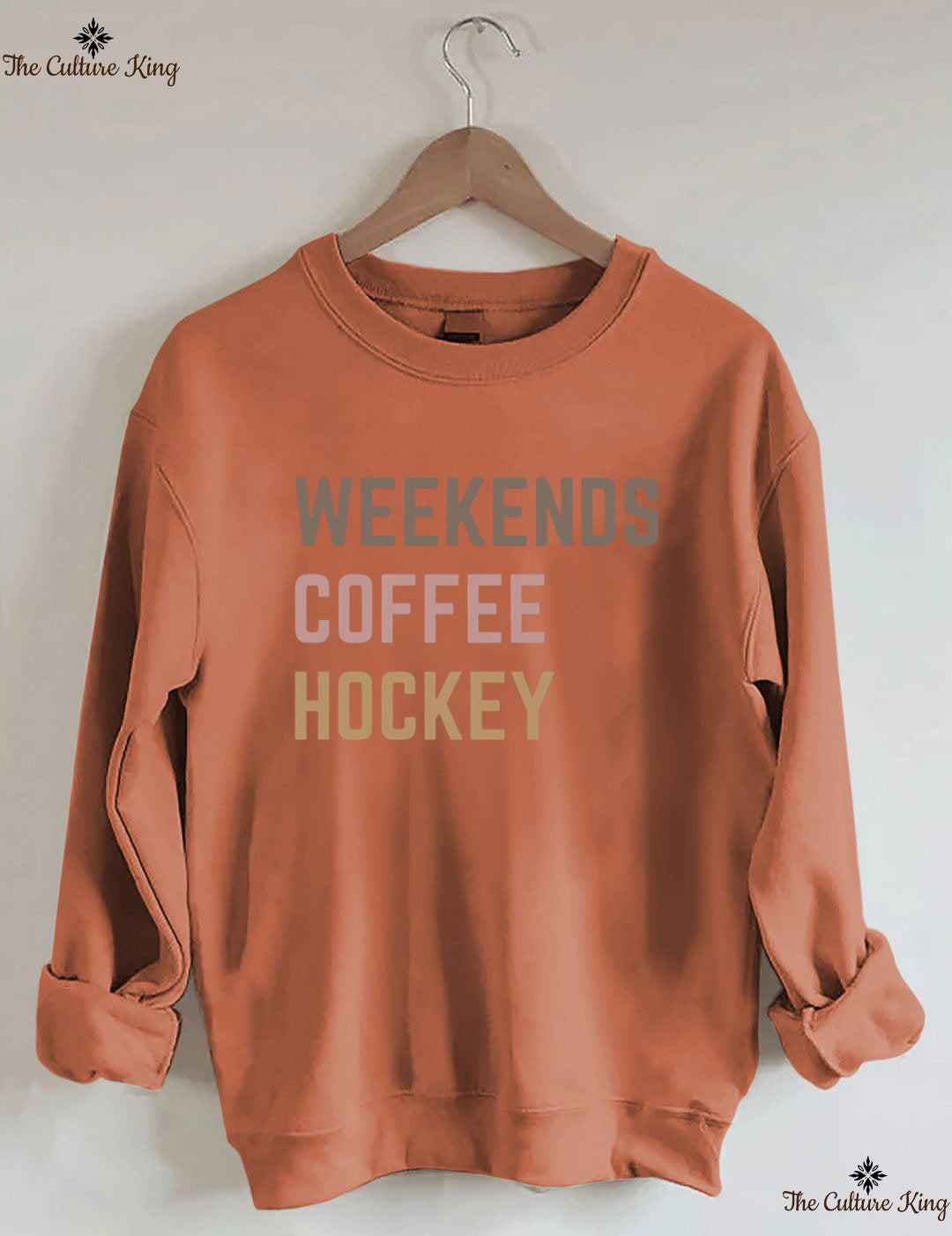 Weekends Coffee Hockey Sweatshirt