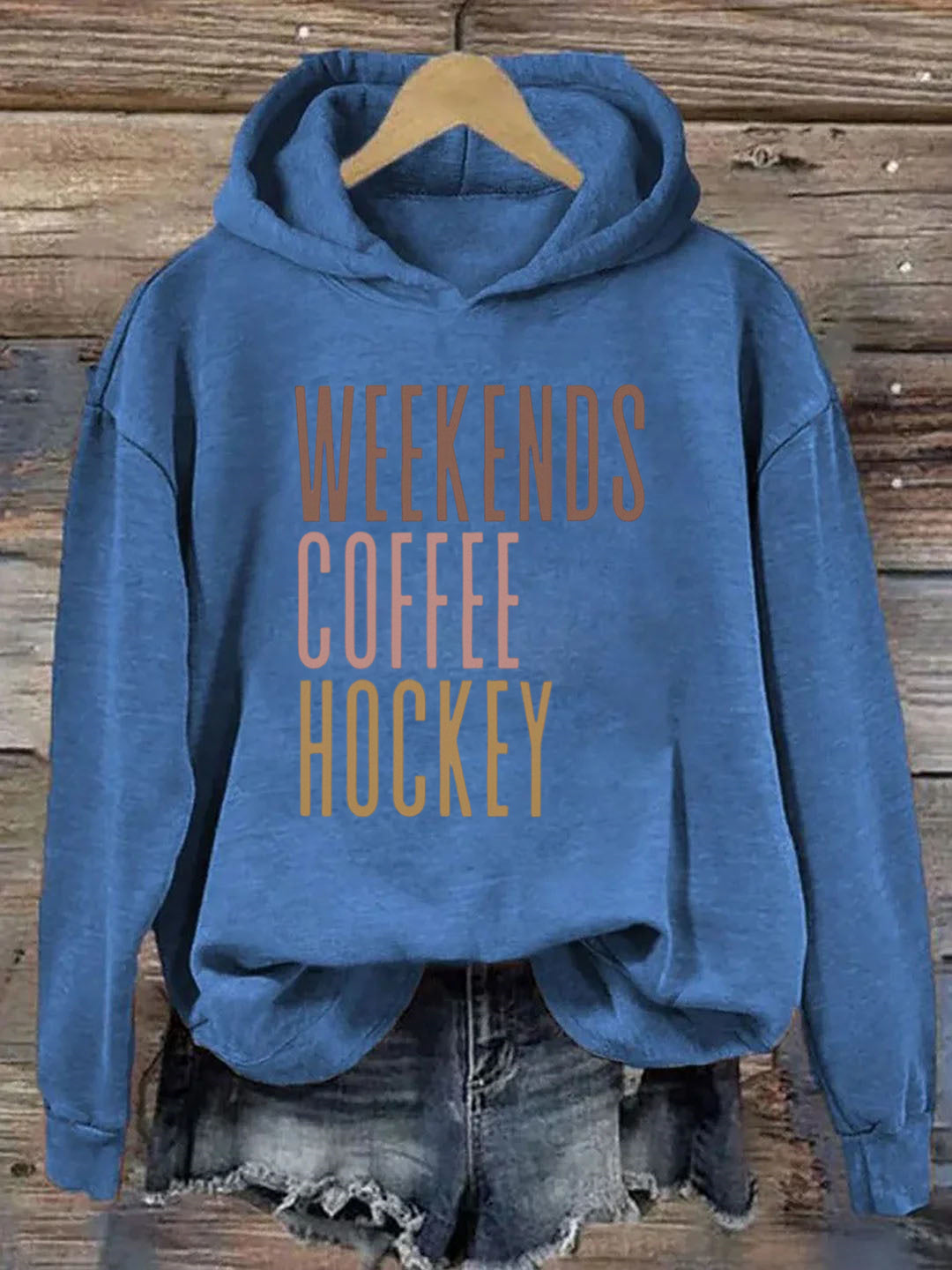 Weekends Coffee Hockey Hoodie