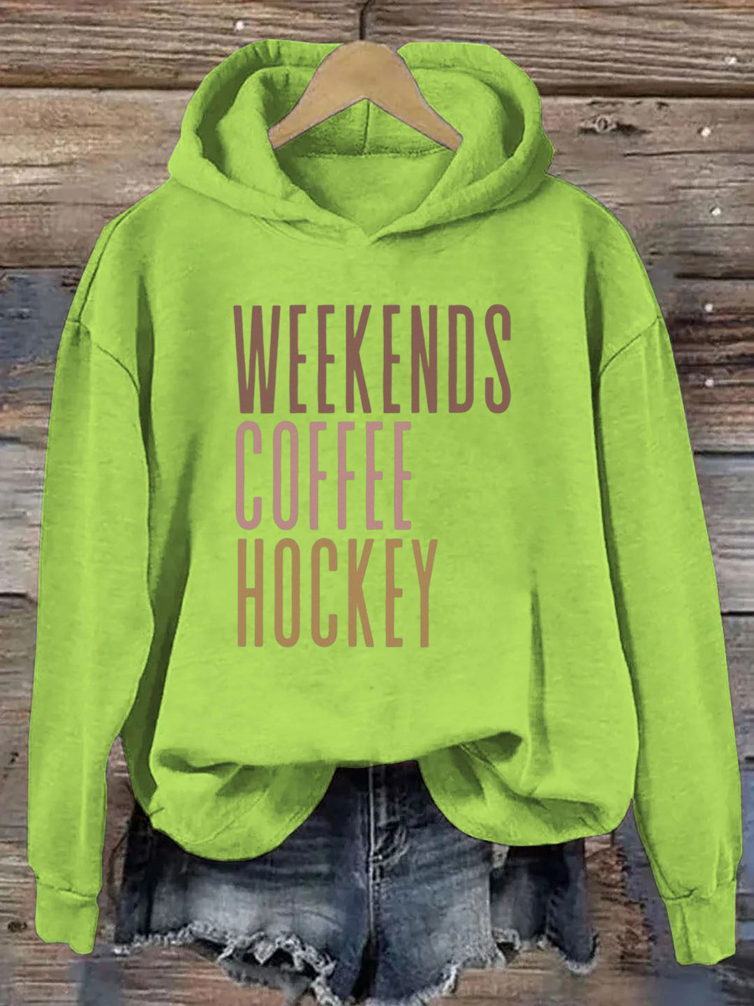 Weekends Coffee Hockey Hoodie