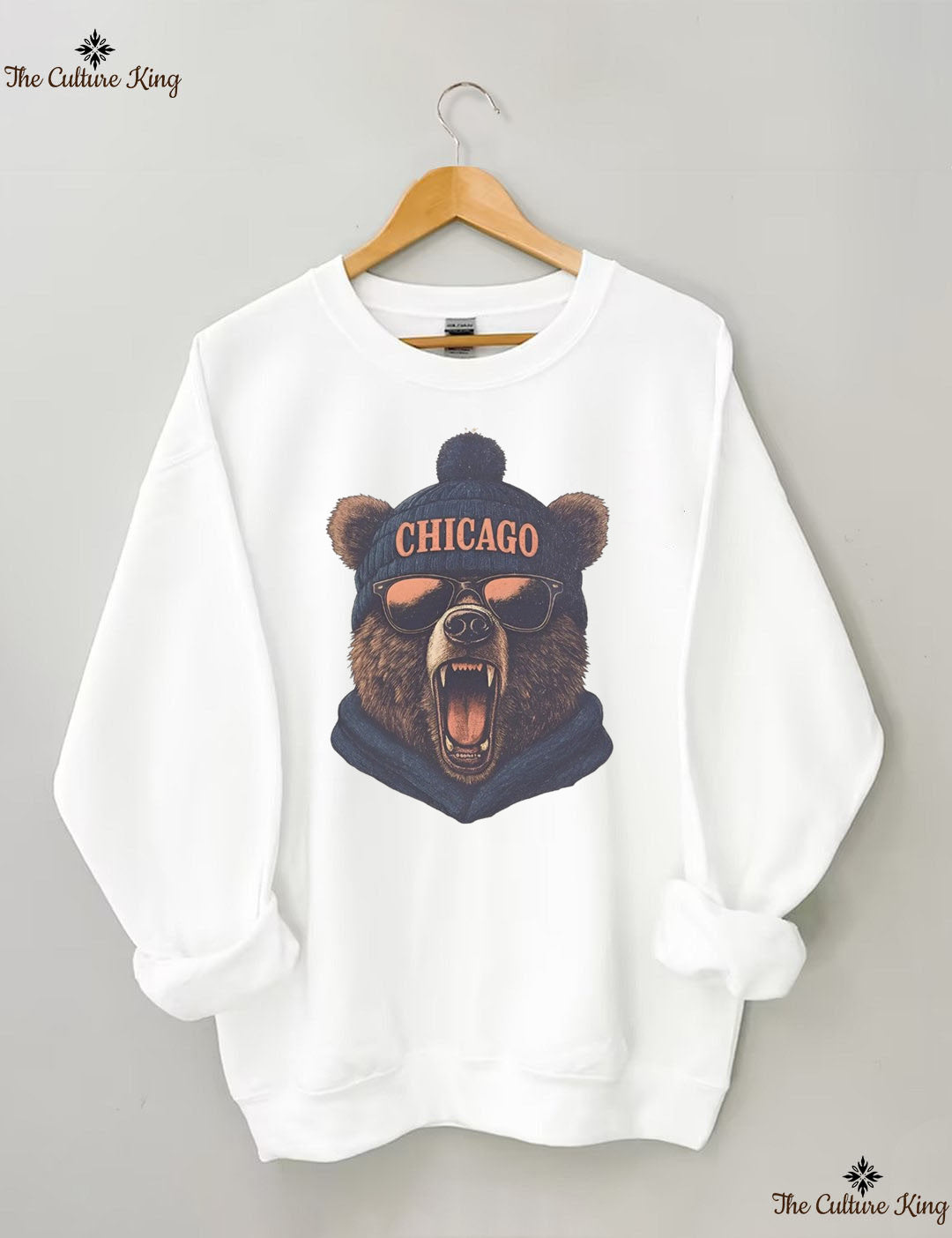 Retro Chicago Mascot Game Day Sweatshirt