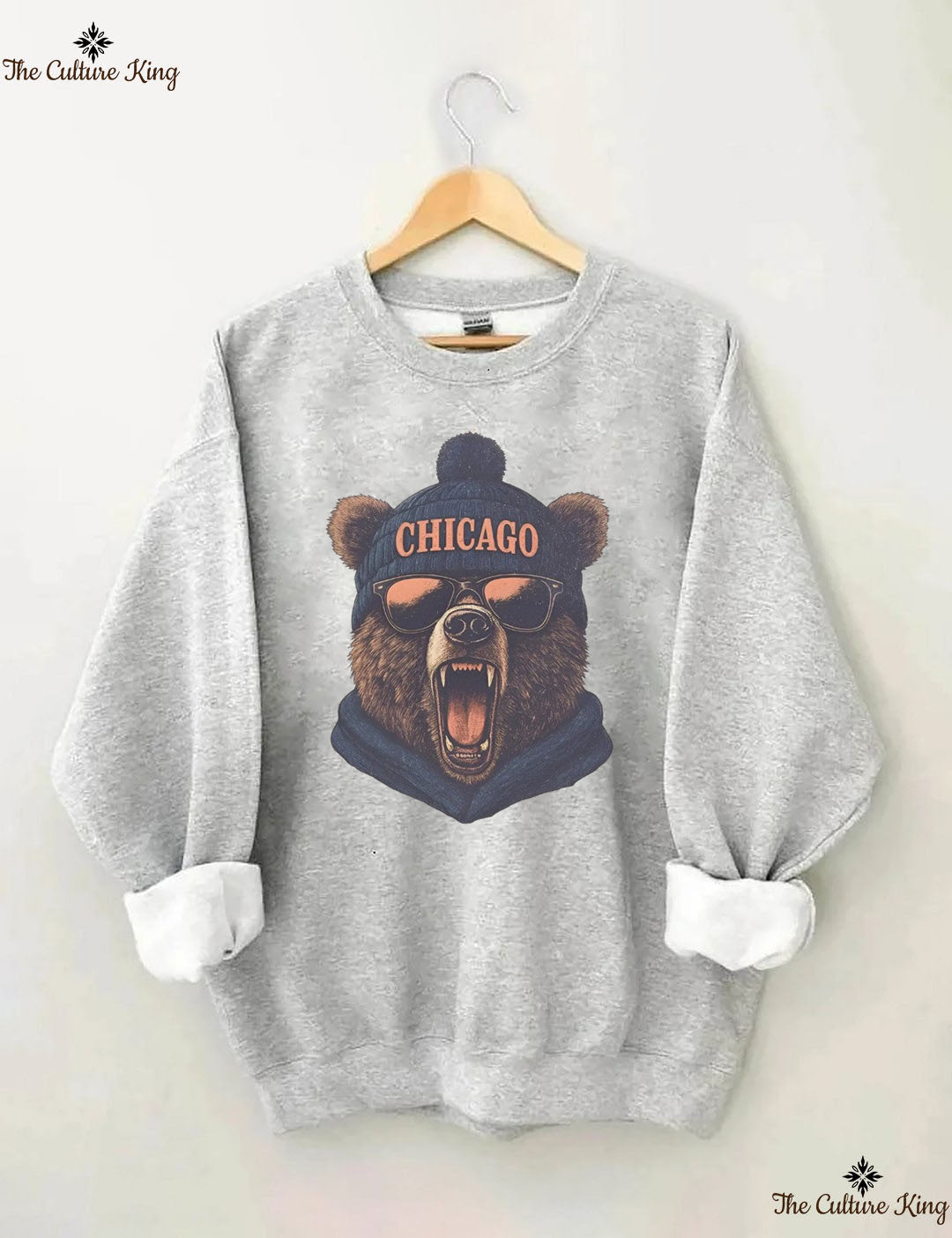 Retro Chicago Mascot Game Day Sweatshirt