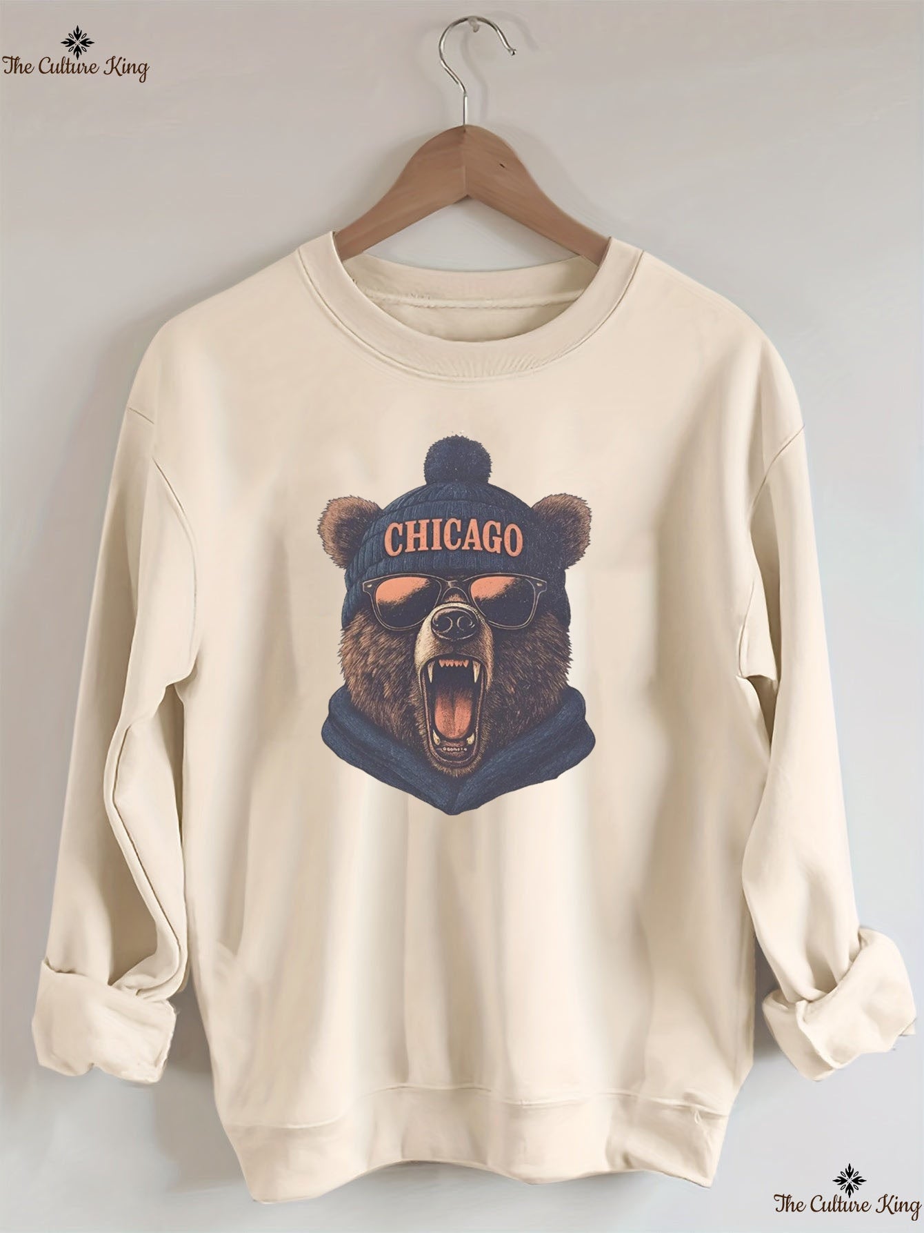 Retro Chicago Mascot Game Day Sweatshirt