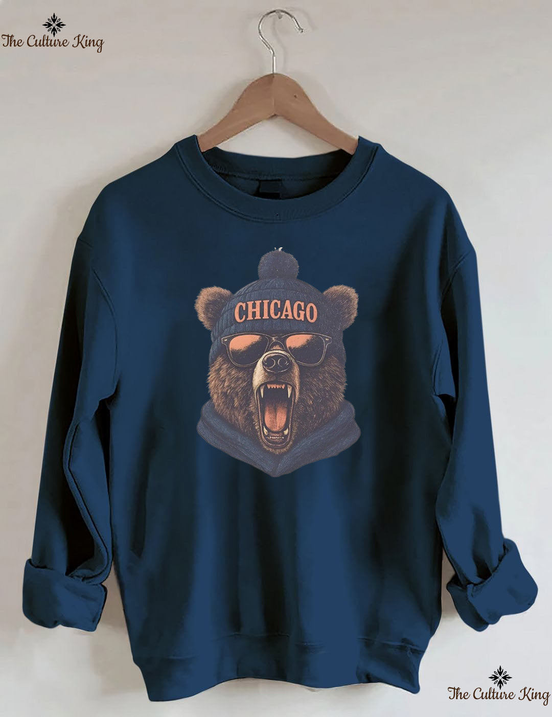 Retro Chicago Mascot Game Day Sweatshirt
