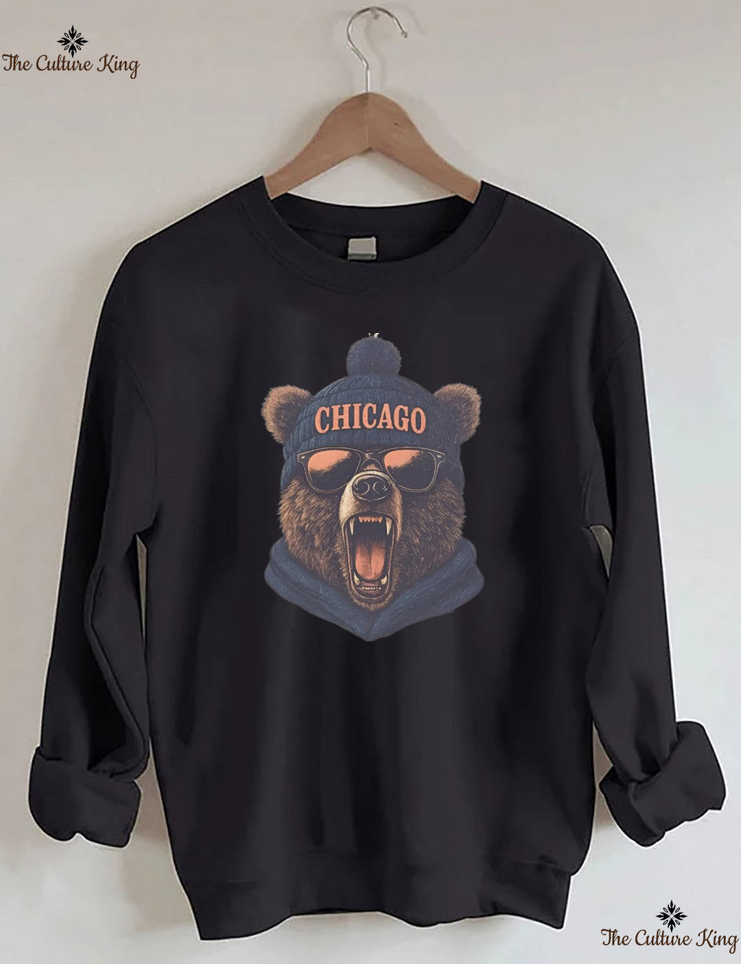 Retro Chicago Mascot Game Day Sweatshirt
