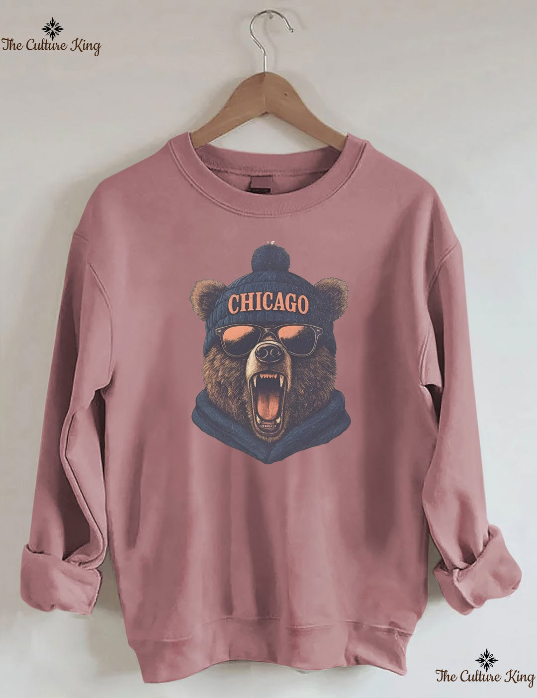 Retro Chicago Mascot Game Day Sweatshirt