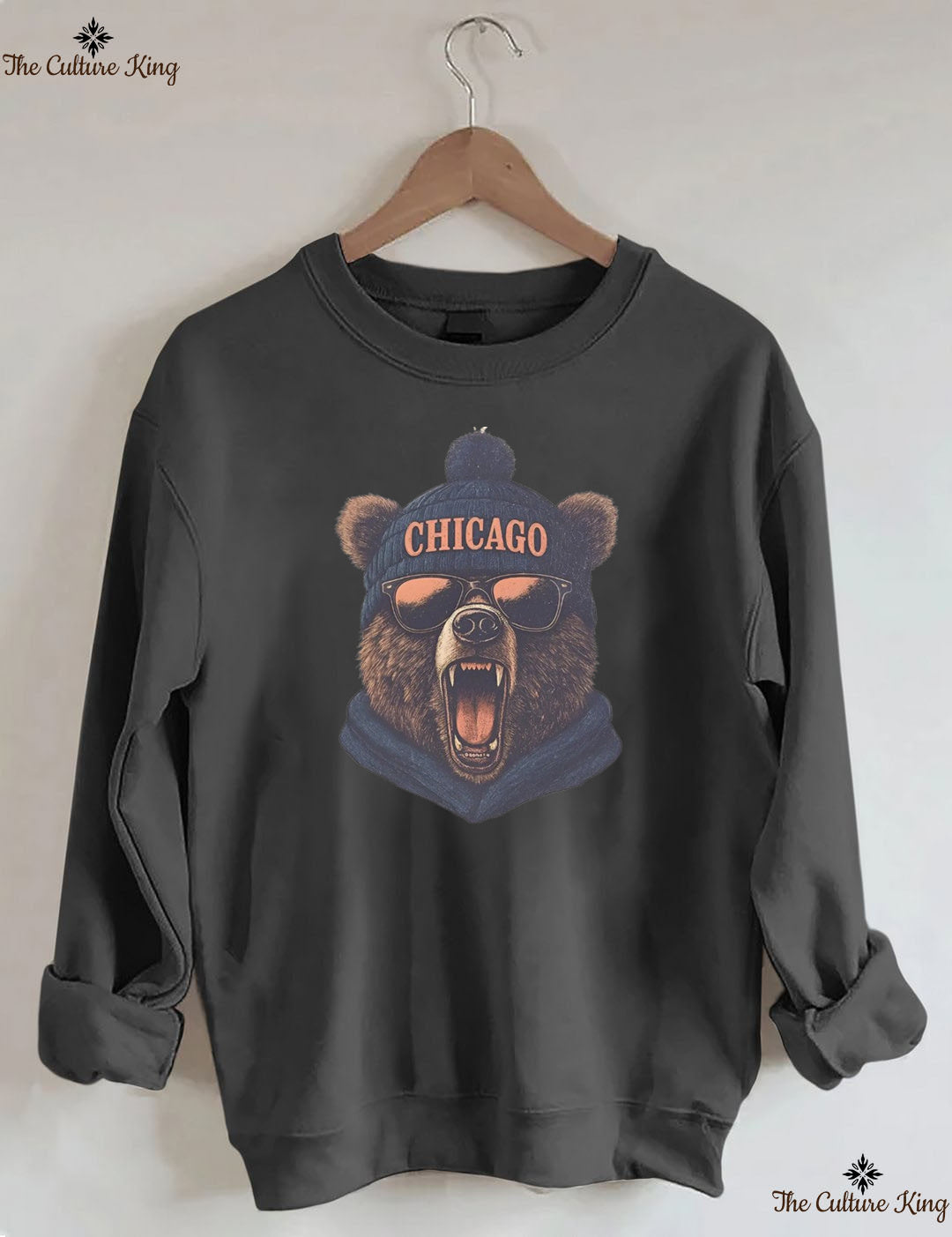 Retro Chicago Mascot Game Day Sweatshirt