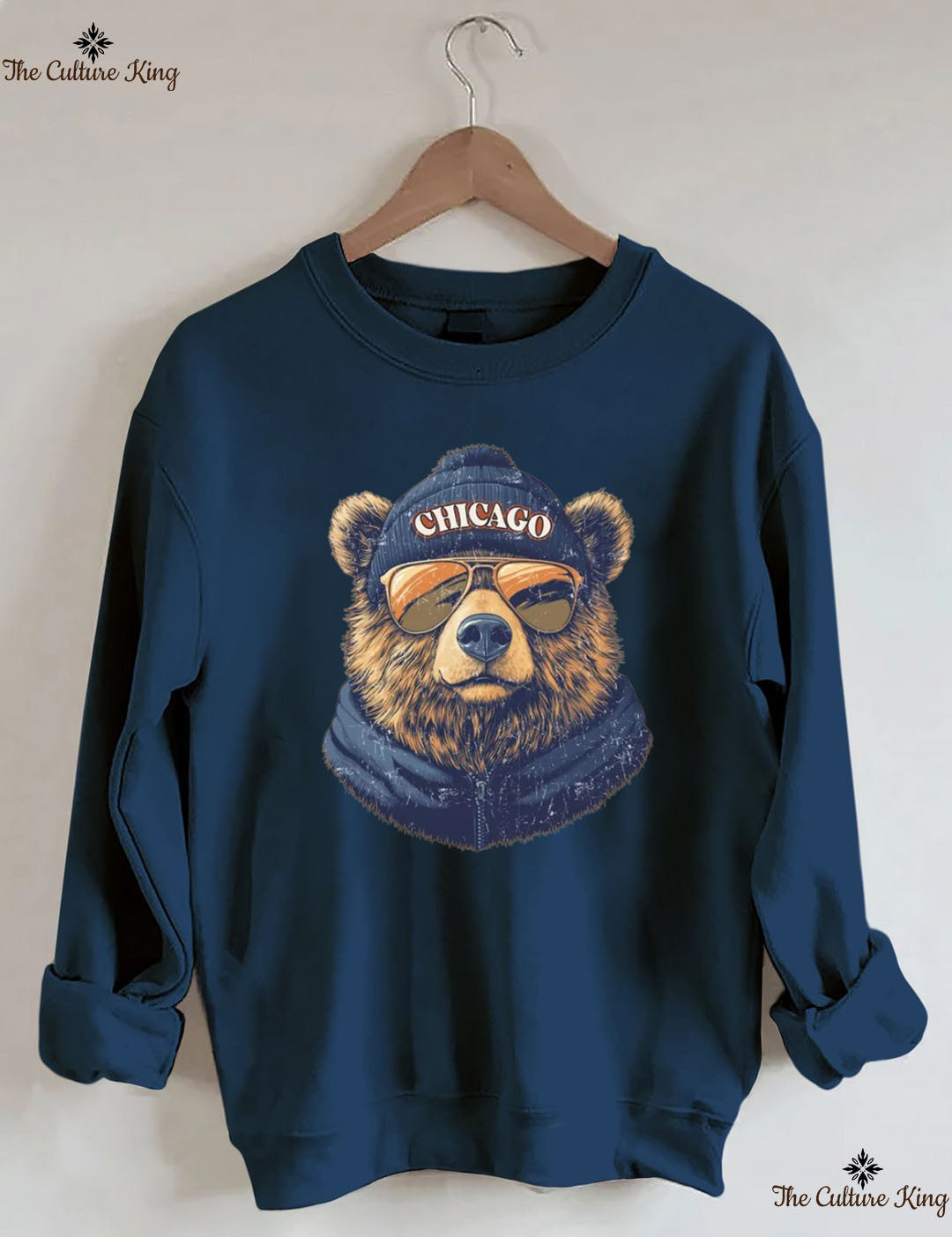 Retro Chicago Mascot Game Day Sweatshirt
